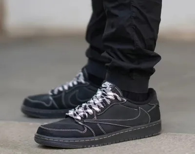 PK God Batch Air Jordan 1 Retro Low OG SP Travis Scott Black Phantom DM7866-001 review Kavin