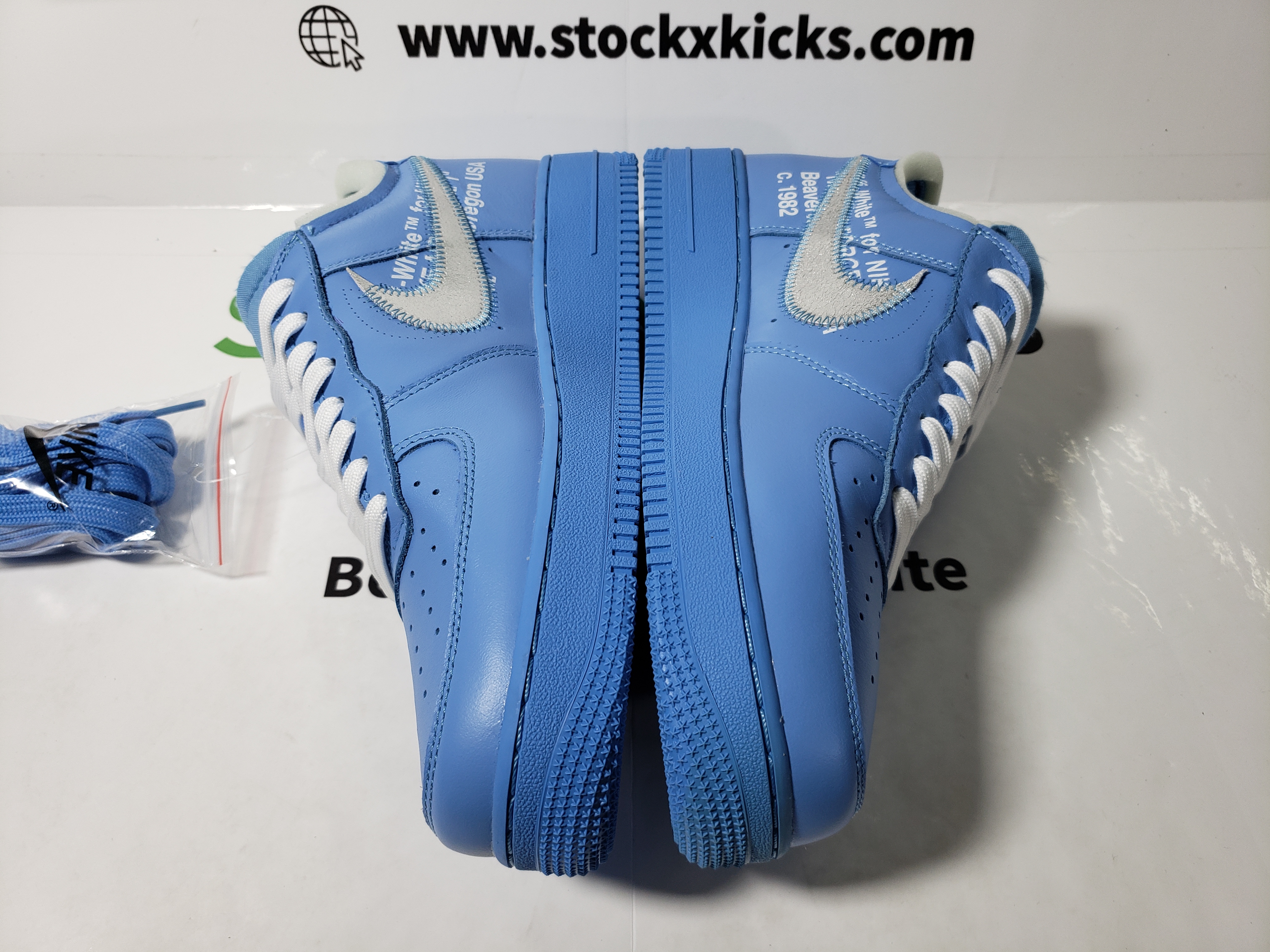 PK God Batch Nike Air Force 1 Low Off-White MCA University Blue CI1173-400 review Lajdui 01