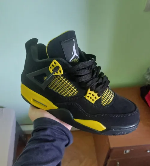 PK God Batch Air Jordan 4 Retro Thunder DH6927-017 review 