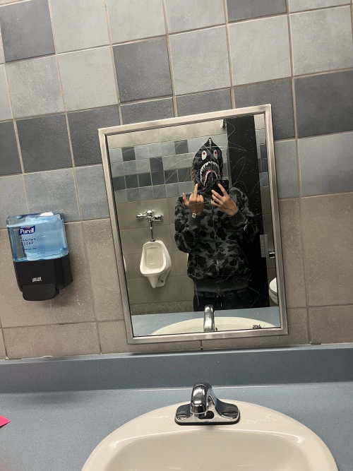 BAPE Color Camo Shark Zip Hoodie Black 4580793319054 review 