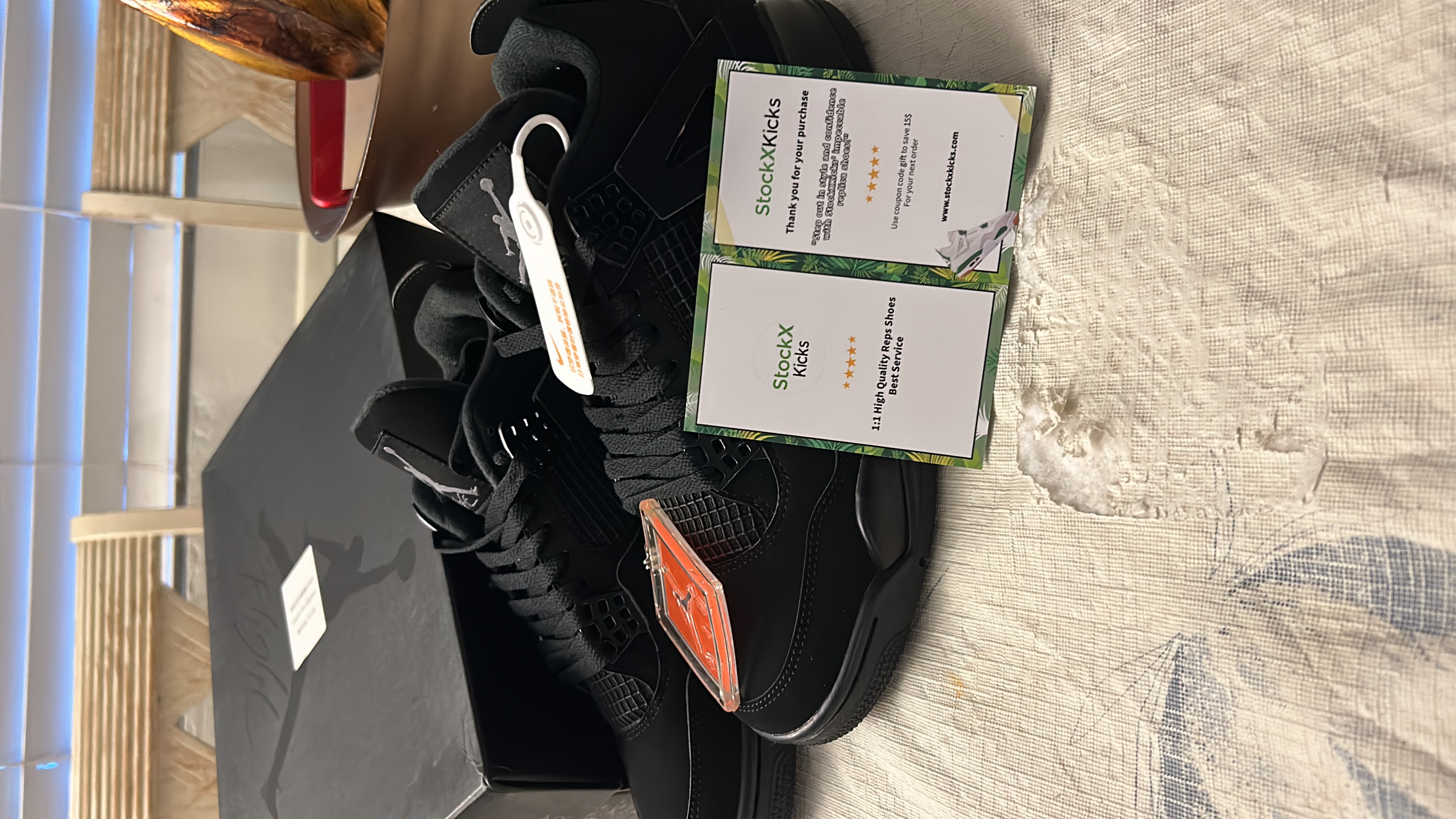 [Amazing Price] Air Jordan 4 Black Cat CU1110-010 review 0