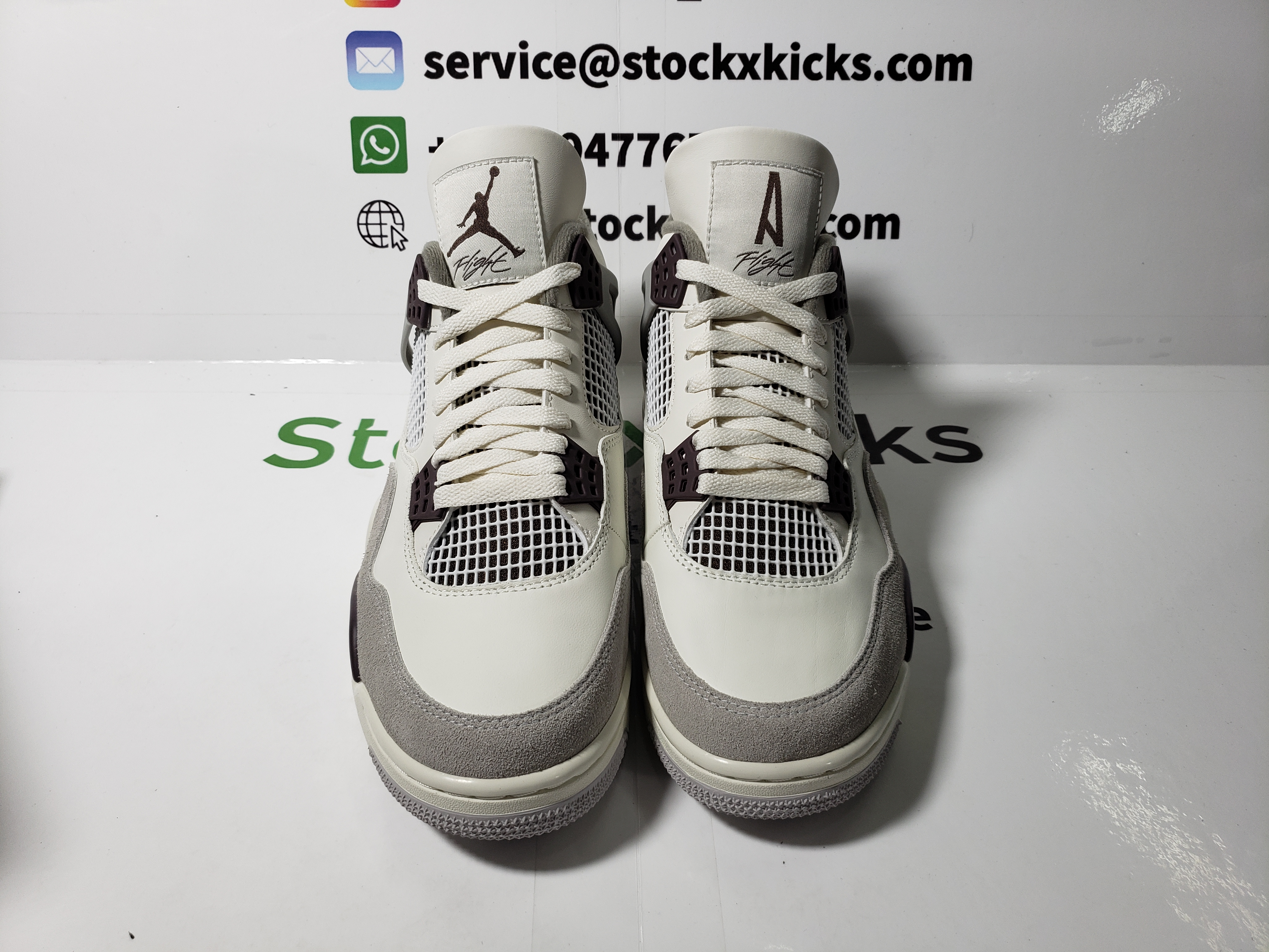PK God Batch A Ma Maniere x Air Jordan 4 Phantom FZ4810-001 review Stockxkicks 00