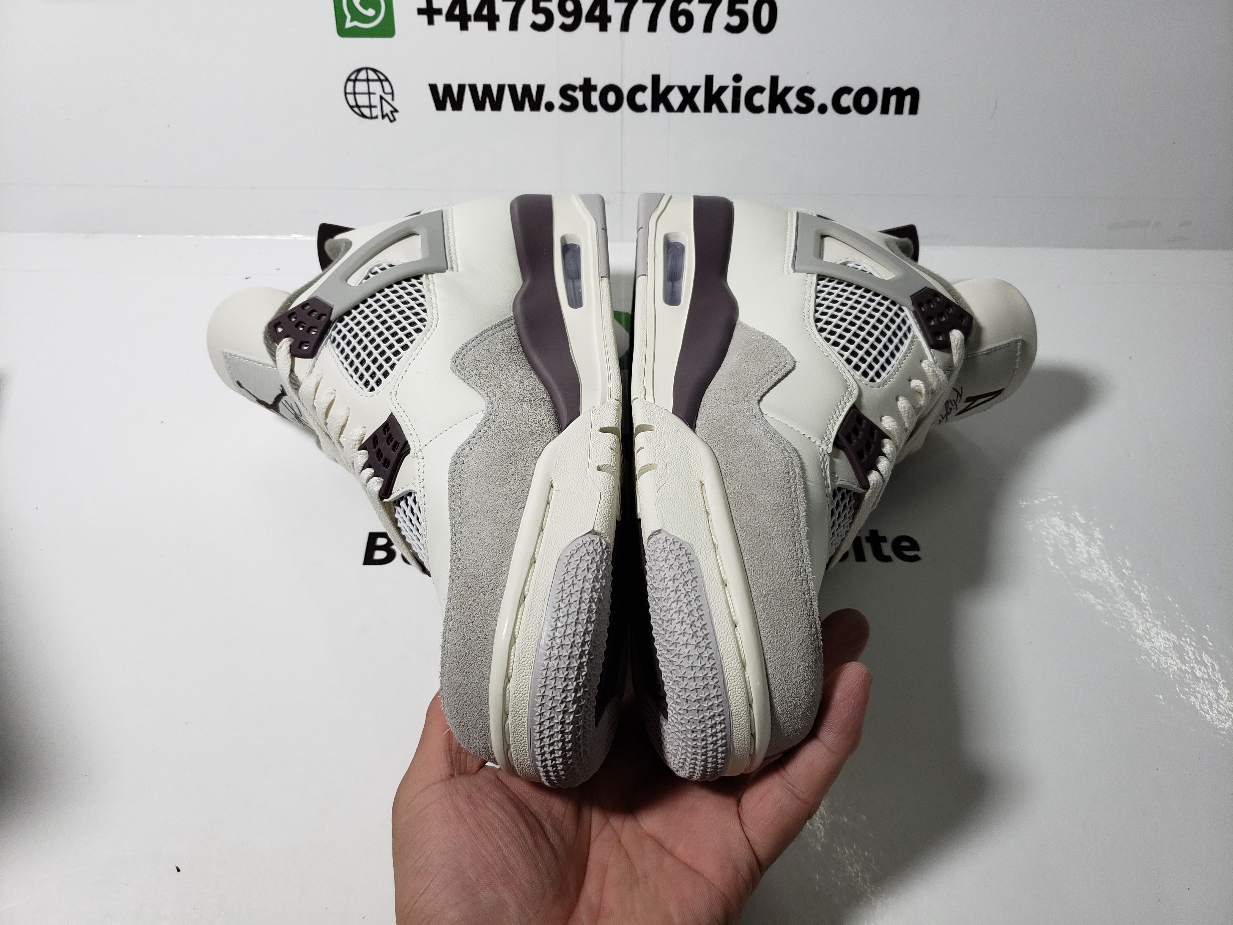 PK God Batch A Ma Maniere x Air Jordan 4 Phantom FZ4810-001 review Stockxkicks 02
