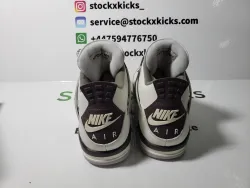 PK God Batch Nike Air Jordan 4 White Phan Tom FZ4810-001 review Stockxkicks 04