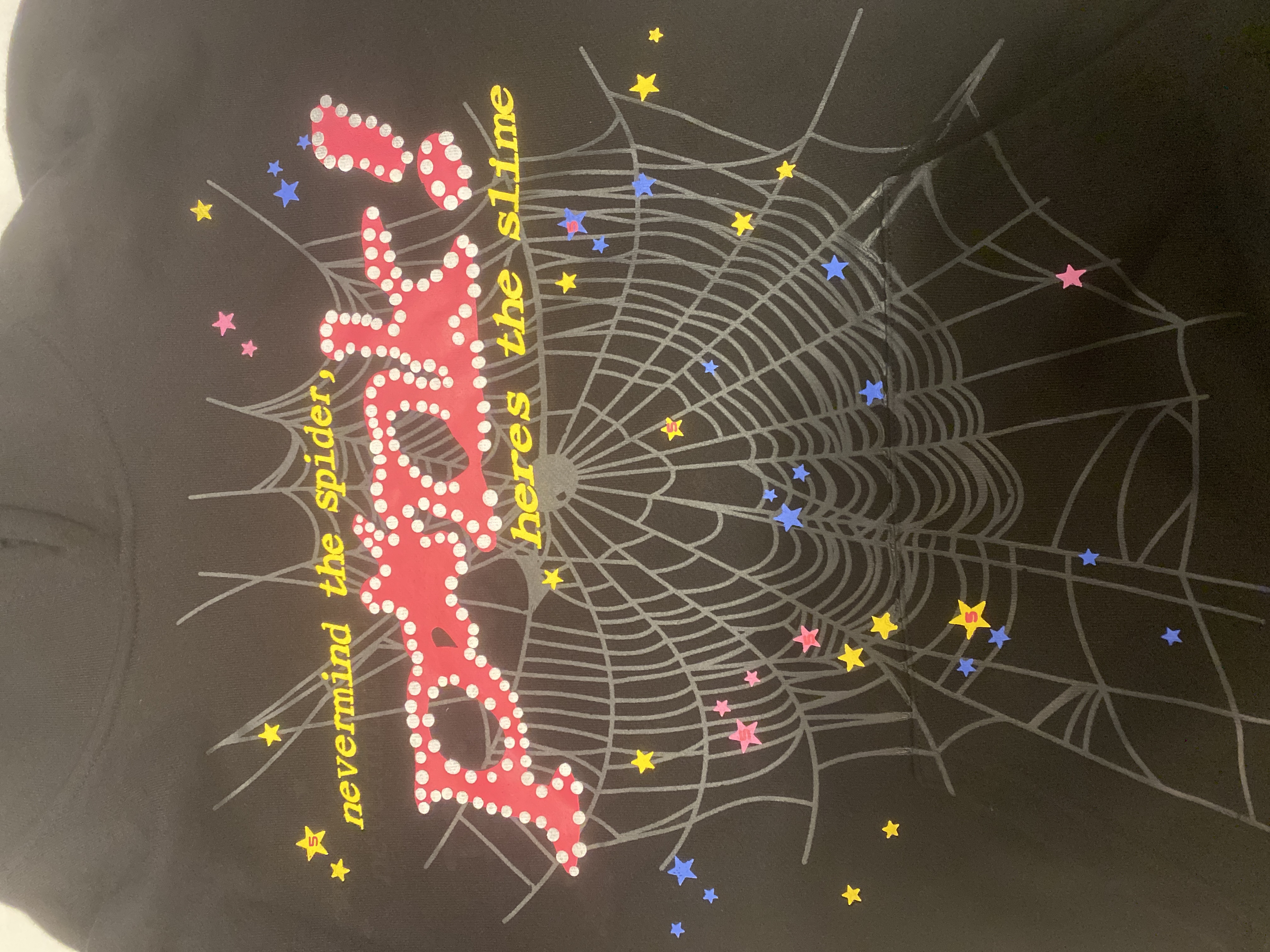 Sp5der P*NK Hoodie Black YZ EG912 review Polo 00