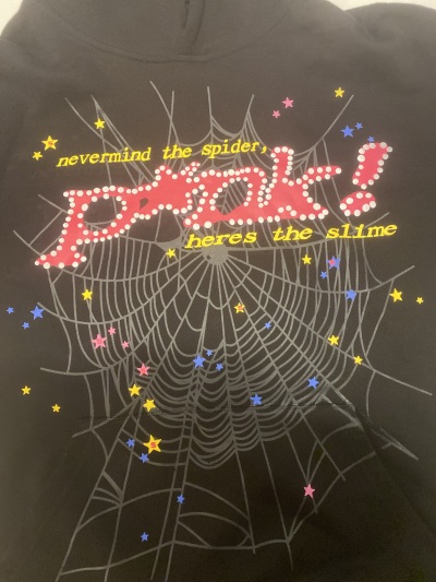 Sp5der P*NK Hoodie Black YZ EG912 review Polo 00