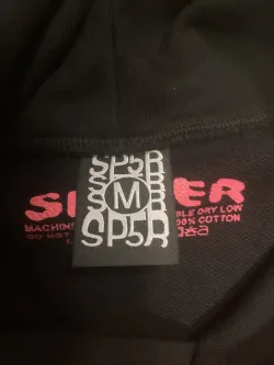 Sp5der P*NK Hoodie Black review Polo 02