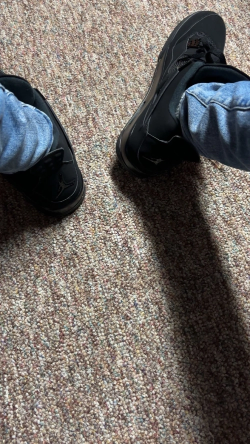 【Top PK God Batch】PK God Batch Air Jordan 4 Retro Black Cat CU1110-010 review 