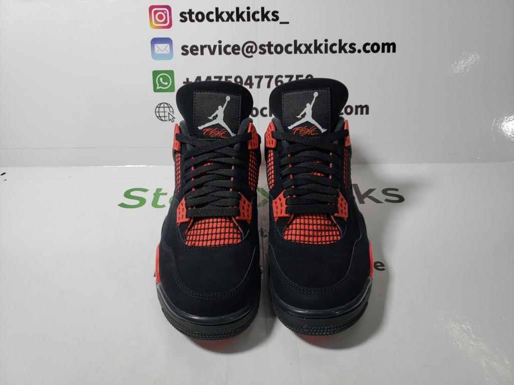 PK God Batch Air Jordan 4 Red Thunder CT8527-016 review Eddy 01