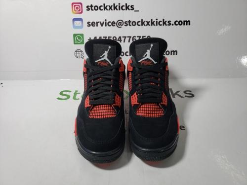 PK God Batch Air Jordan 4 Red Thunder CT8527-016 review 