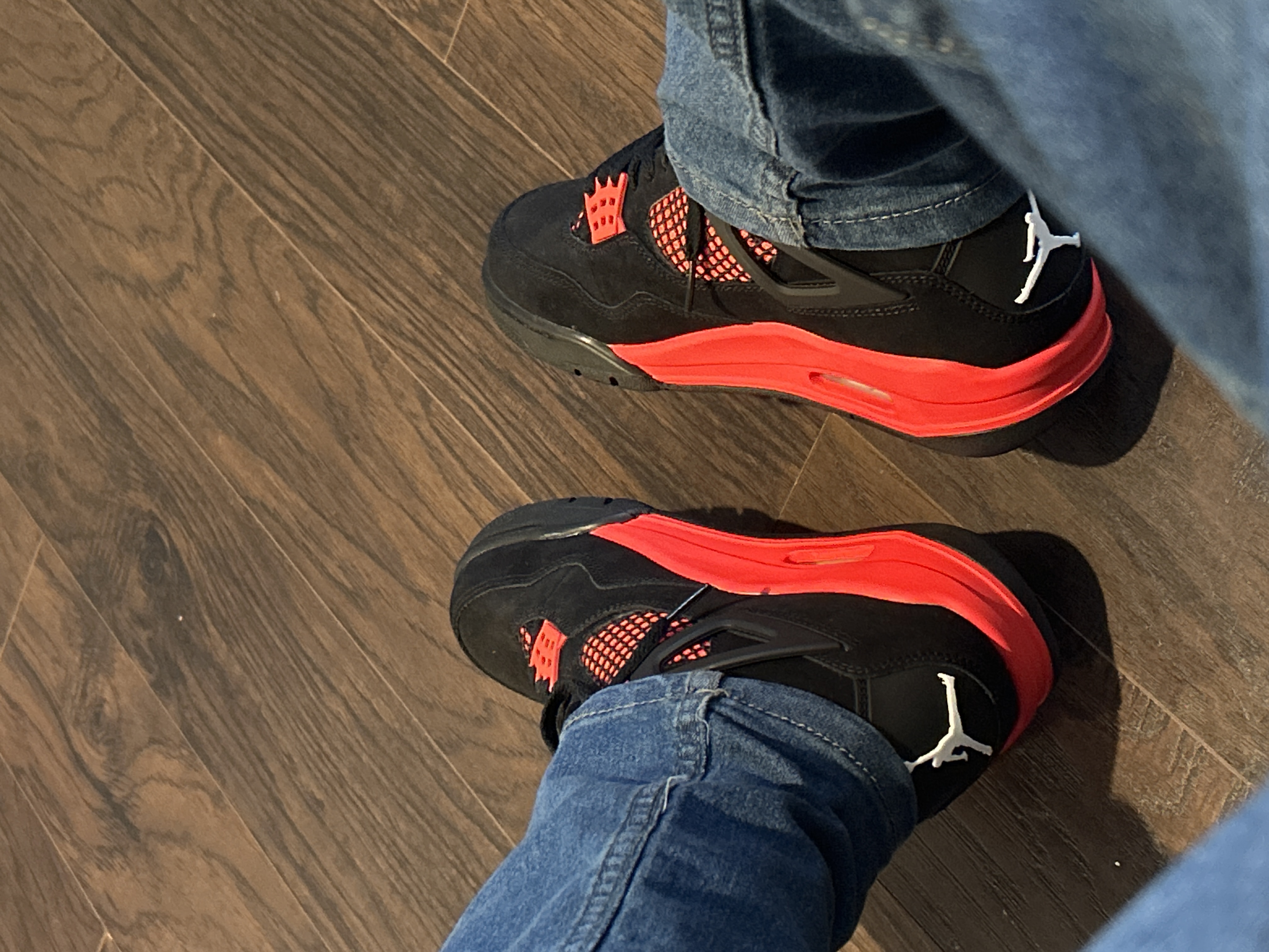 PK God Batch Air Jordan 4 Red Thunder CT8527-016 review Miguel