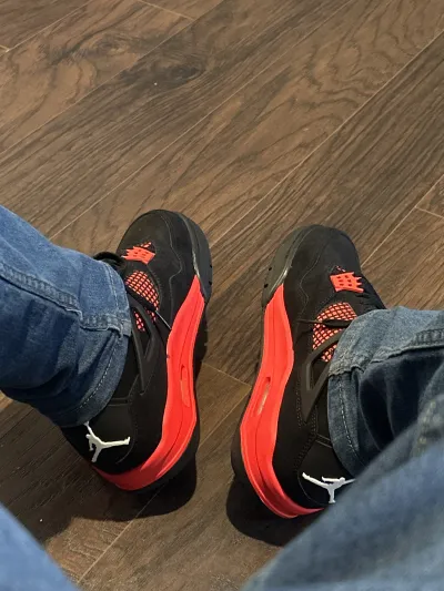 PK God Batch Air Jordan 4 Red Thunder CT8527-016 review Miguel