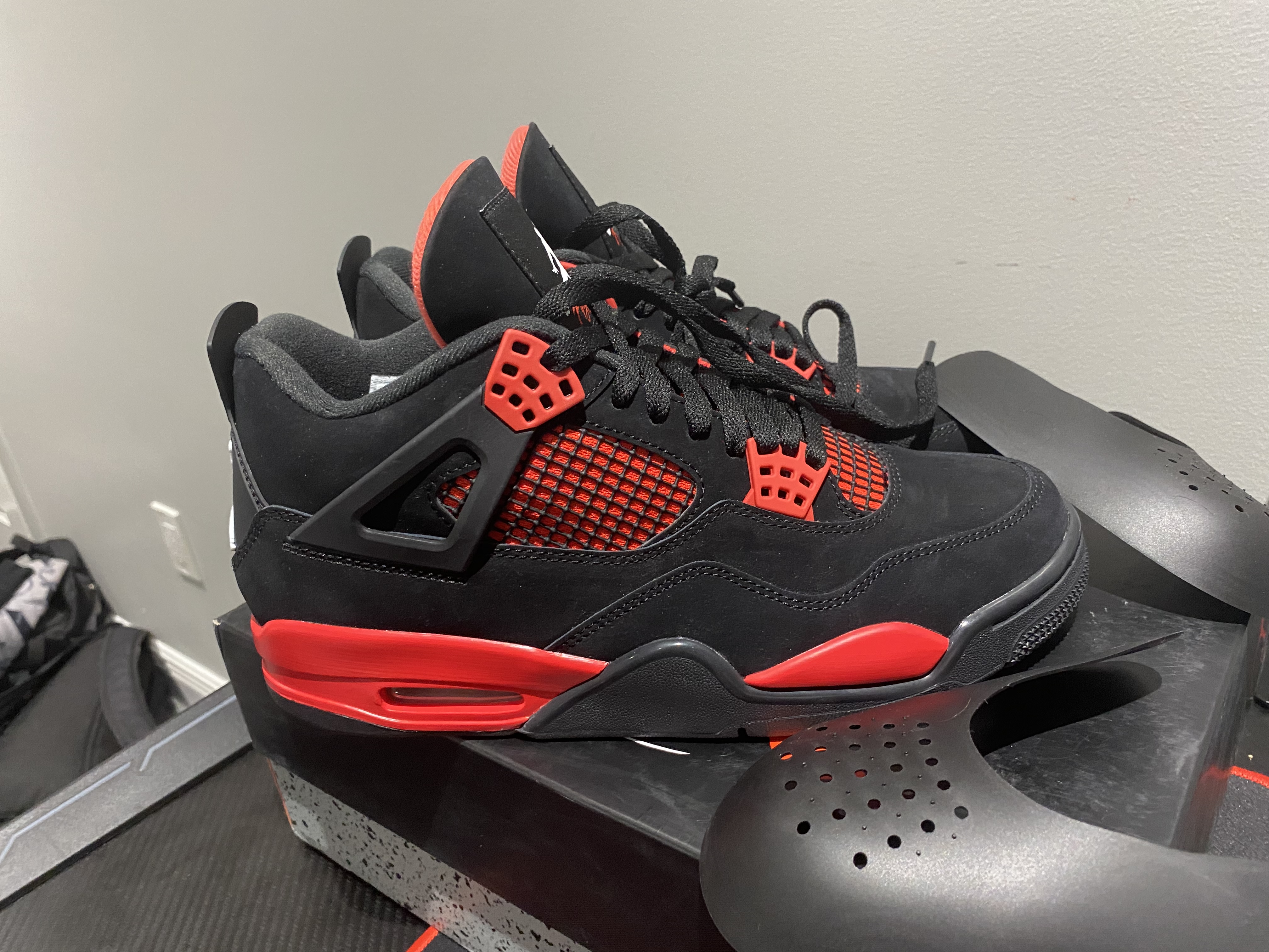 PK God Batch Air Jordan 4 Red Thunder CT8527-016 review Eddy