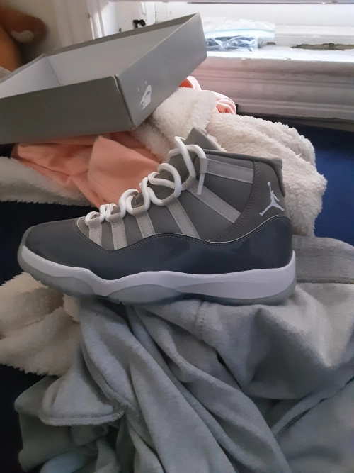 PK God Batch Air Jordan 11 Retro Cool Grey (2021) CT8012-005 review 
