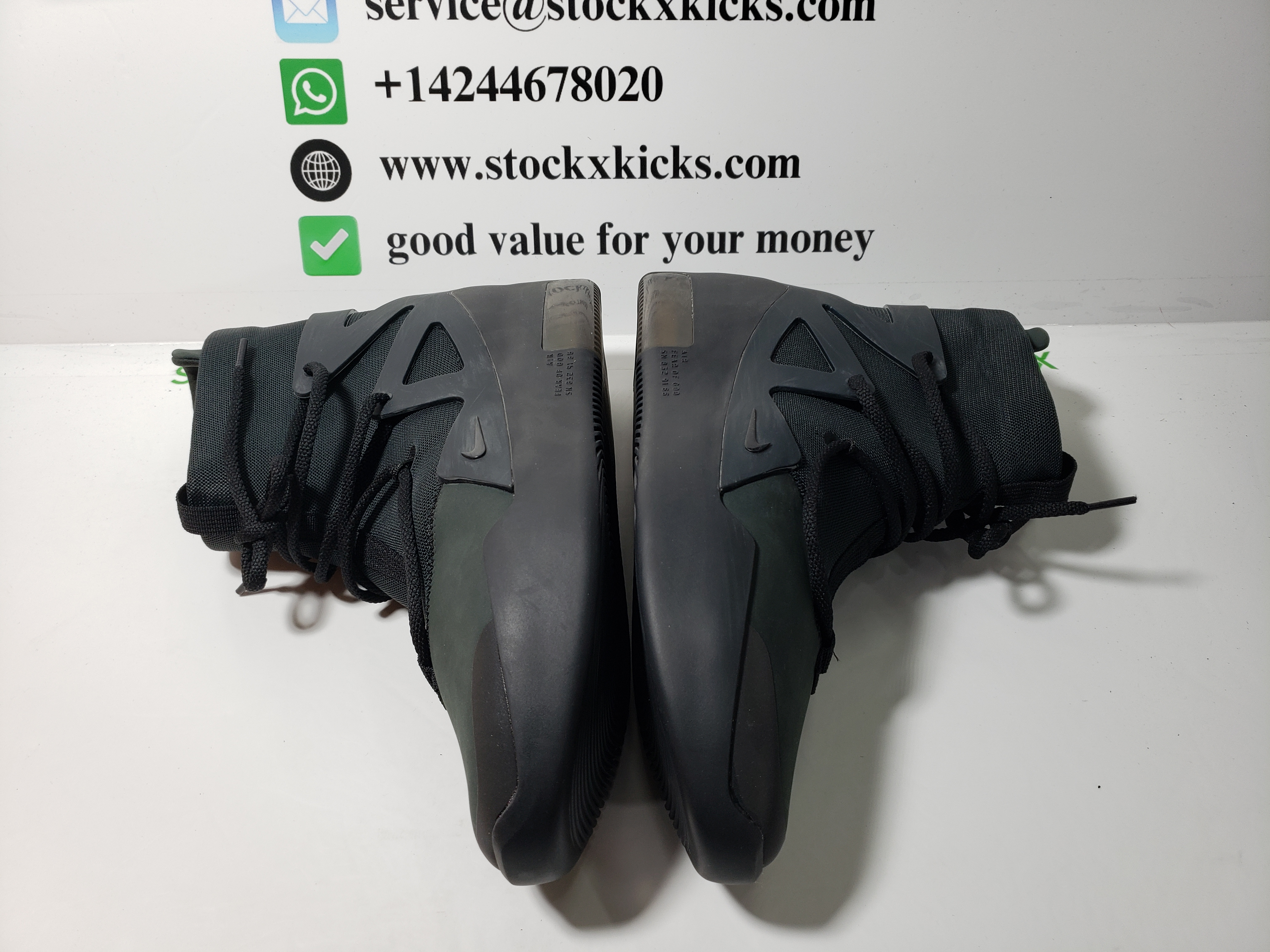 H12 Batch Nike Air Fear of  God 1 Triple Black AR4237-005 review Stockxkicks 00