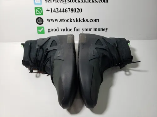 H12 Batch Nike Air Fear of  God 1 Triple Black AR4237-005 review 