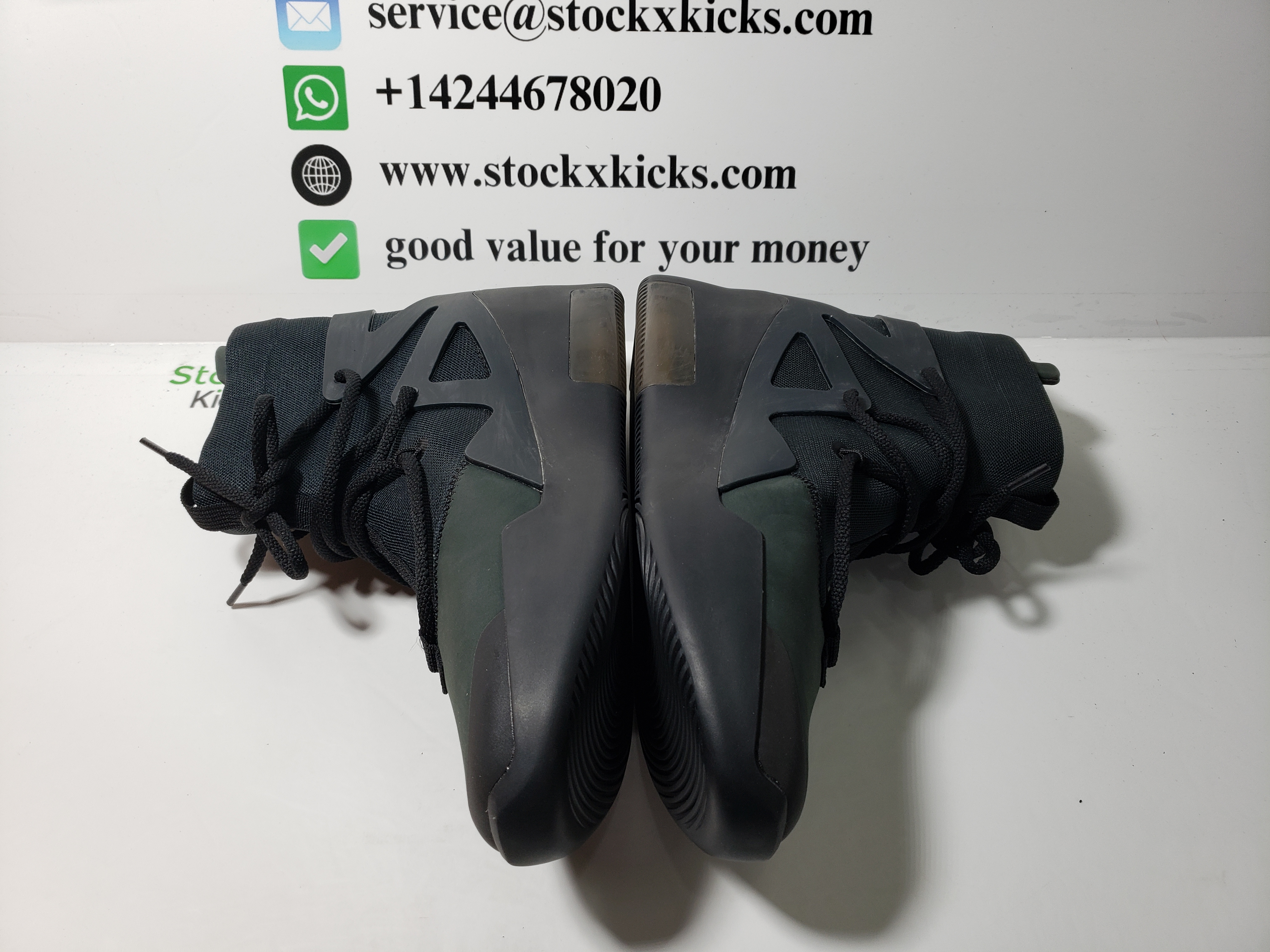 H12 Batch Nike Air Fear of  God 1 Triple Black AR4237-005 review Stockxkicks 03