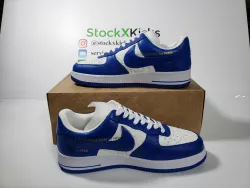 Louis Vuitton x Nike Air Force 1 White Blue 7108-5 review stockxkicks 02