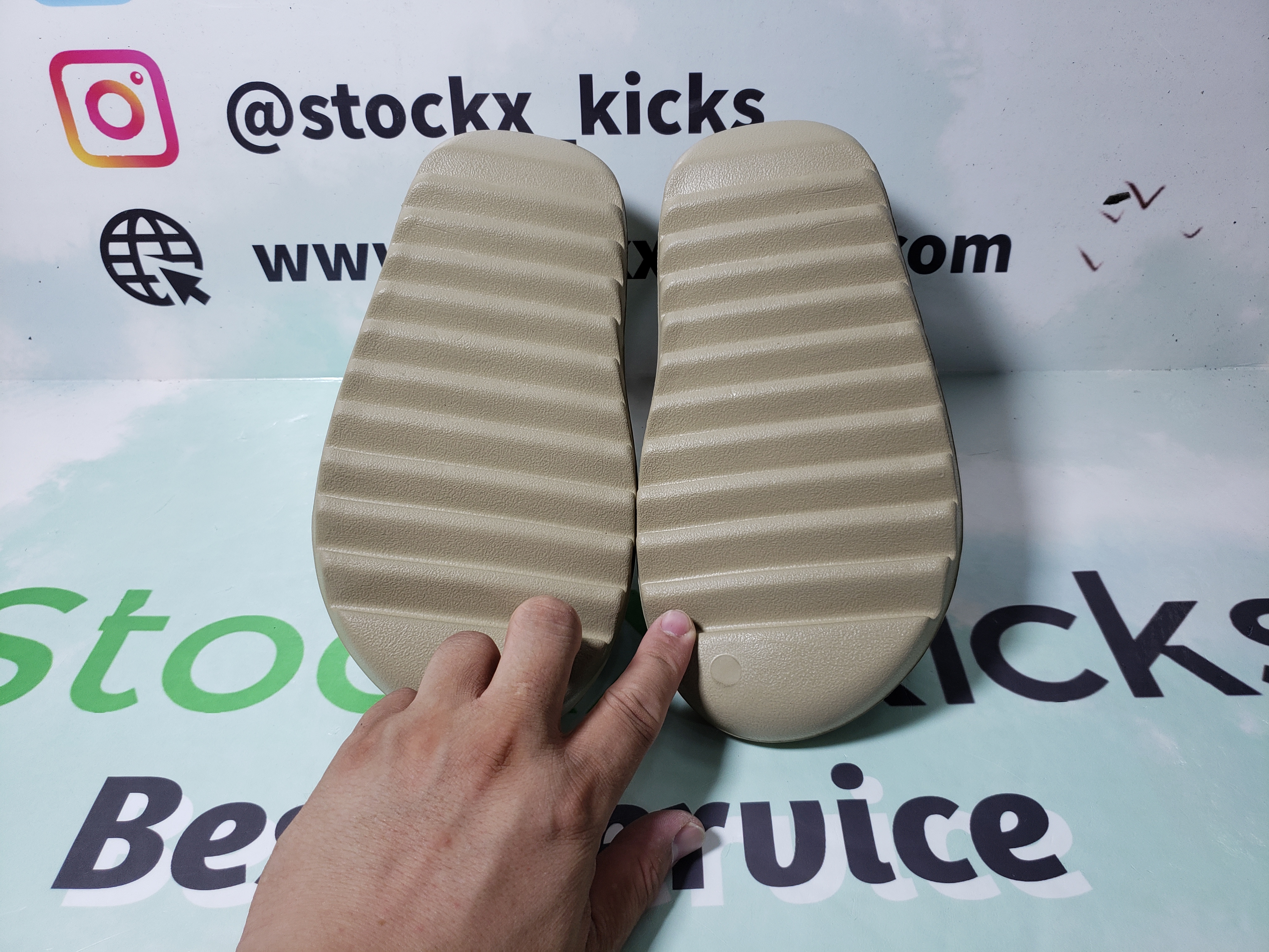 PK God Batch adidas Yeezy Slide Pure GW1934 review stockxkicks 04