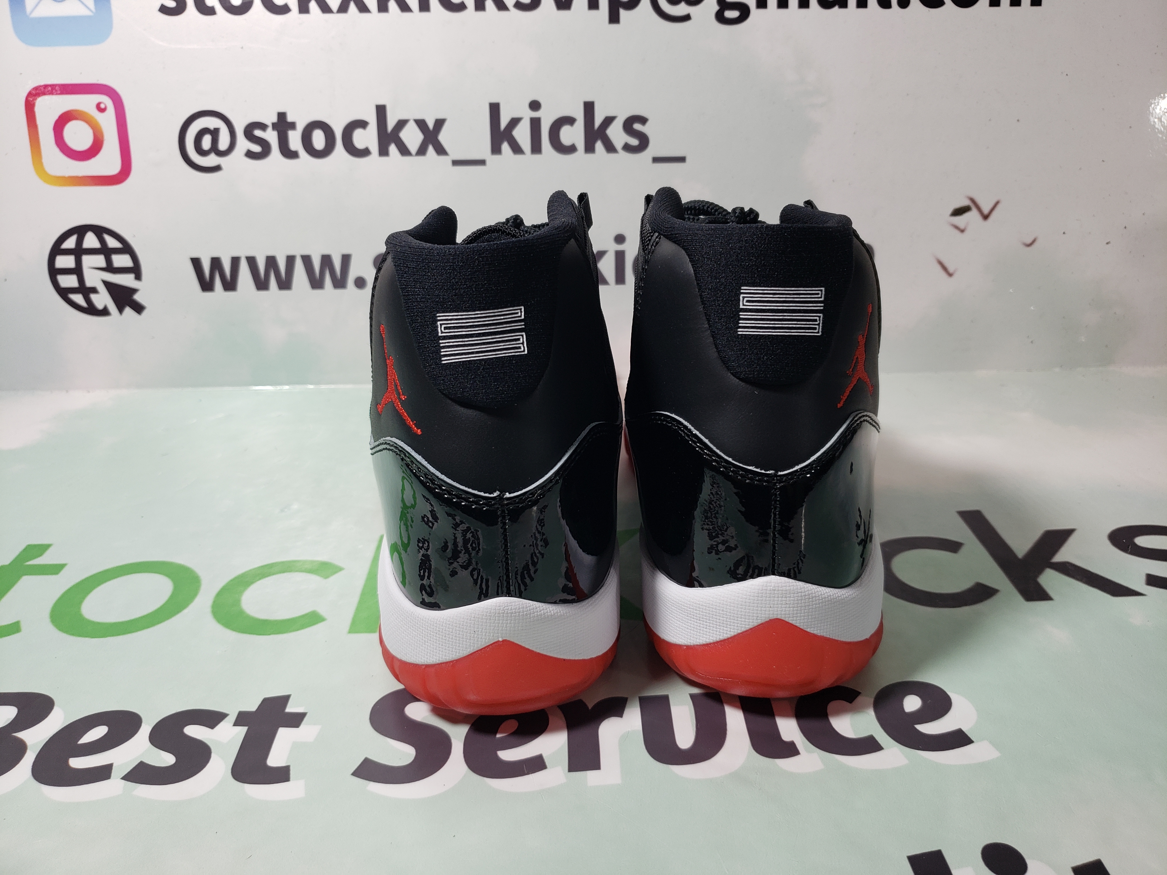 LJR Batch Jordan 11 Retro Playoffs Bred (2019) 378037-061 review stockxkicks 00