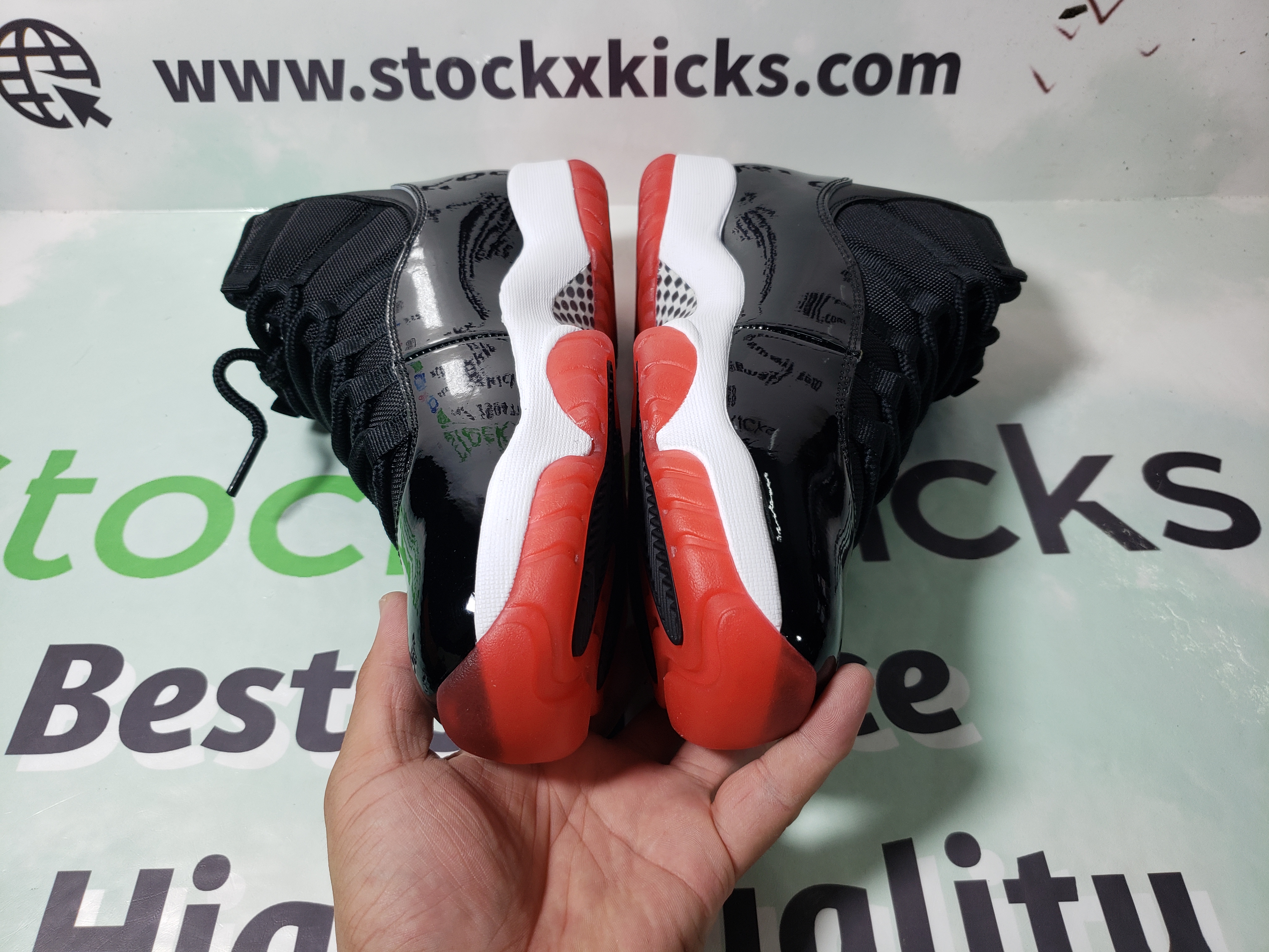 LJR Batch Jordan 11 Retro Playoffs Bred (2019) 378037-061 review stockxkicks 02