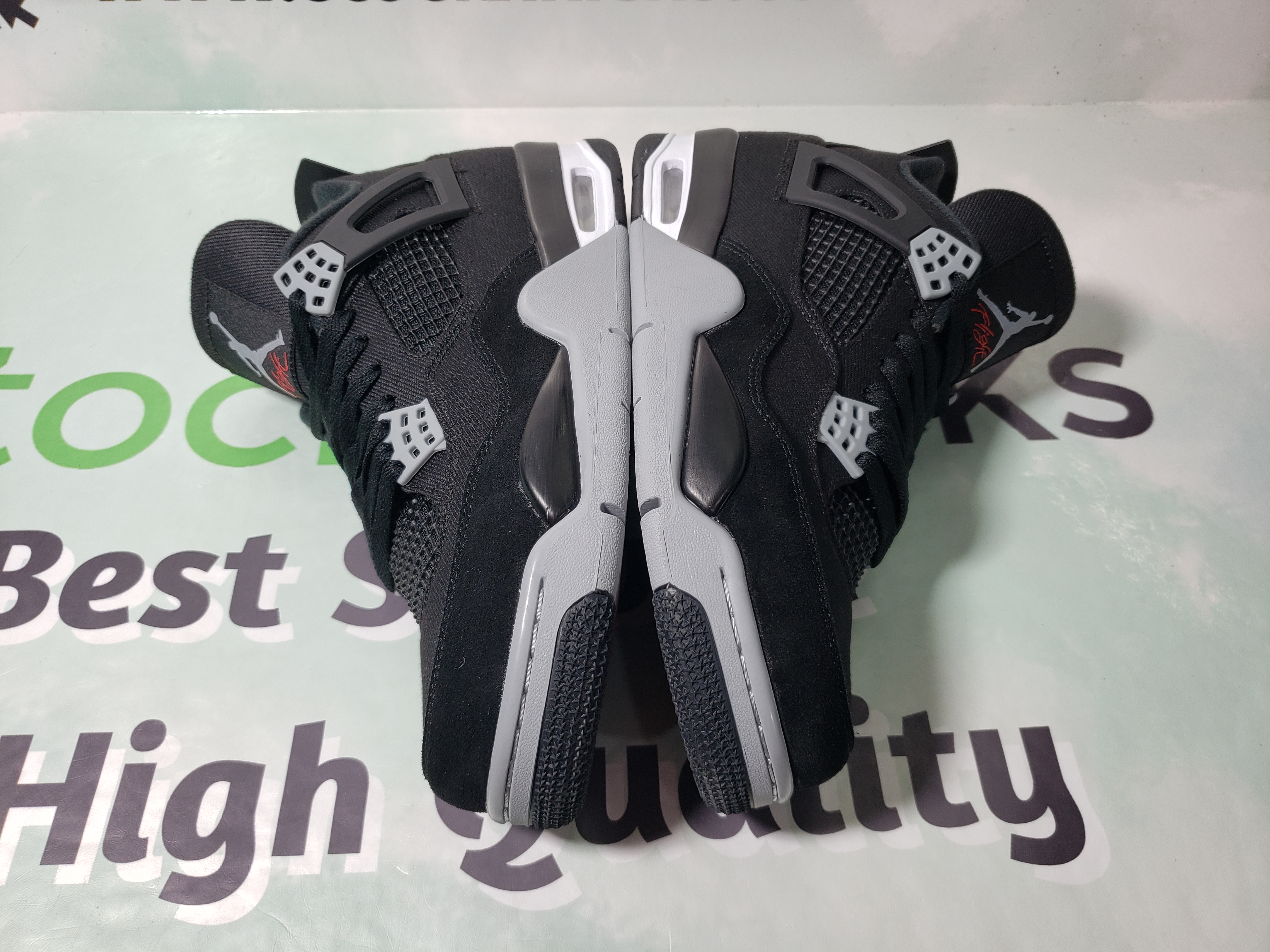 PK God Batch Air Jordan 4 Retro Black Canvas DH7138-006 review stockxkicks 03