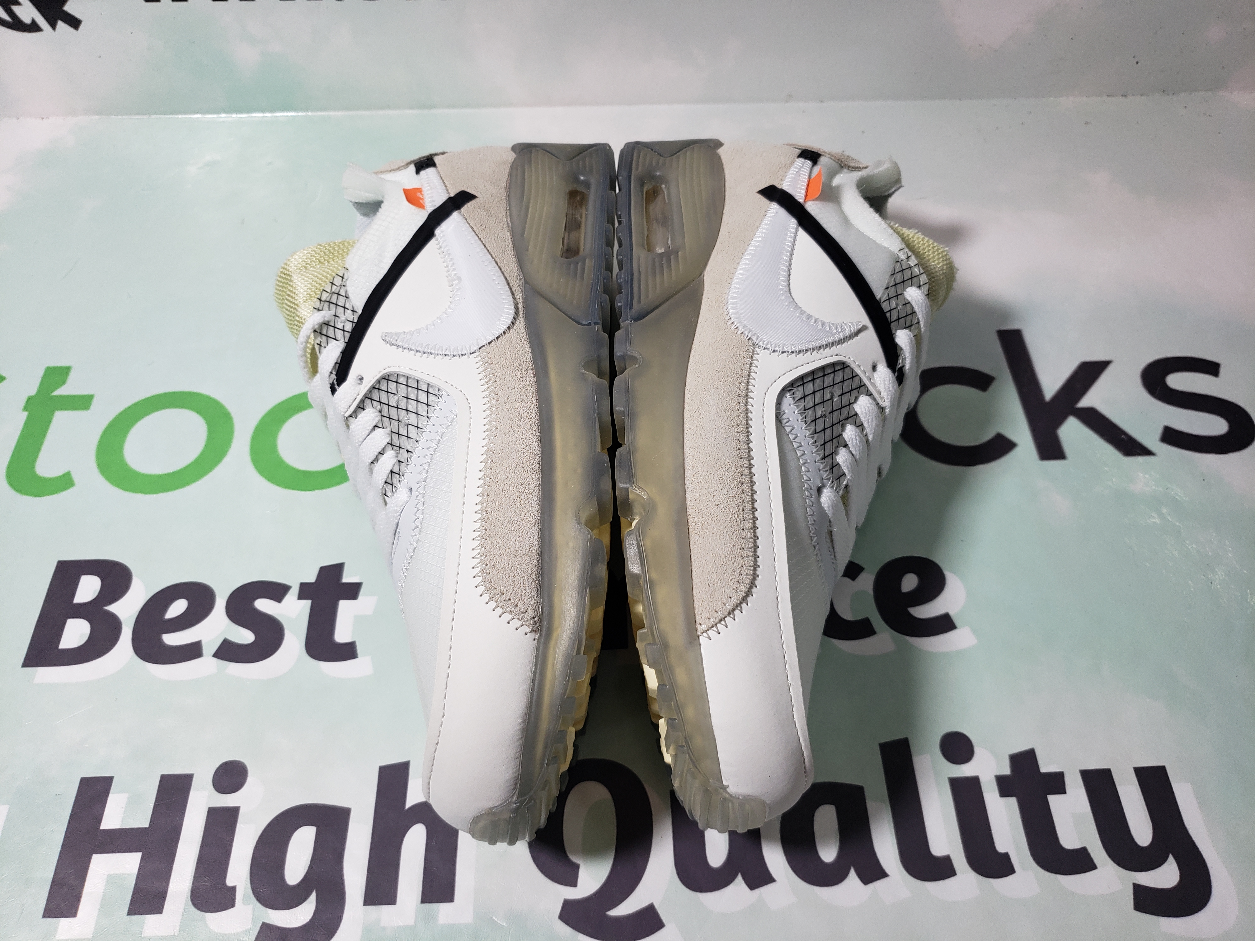 Nike Air Max 90 OFF-WHITE AA7293-100 review stockxkicks 03