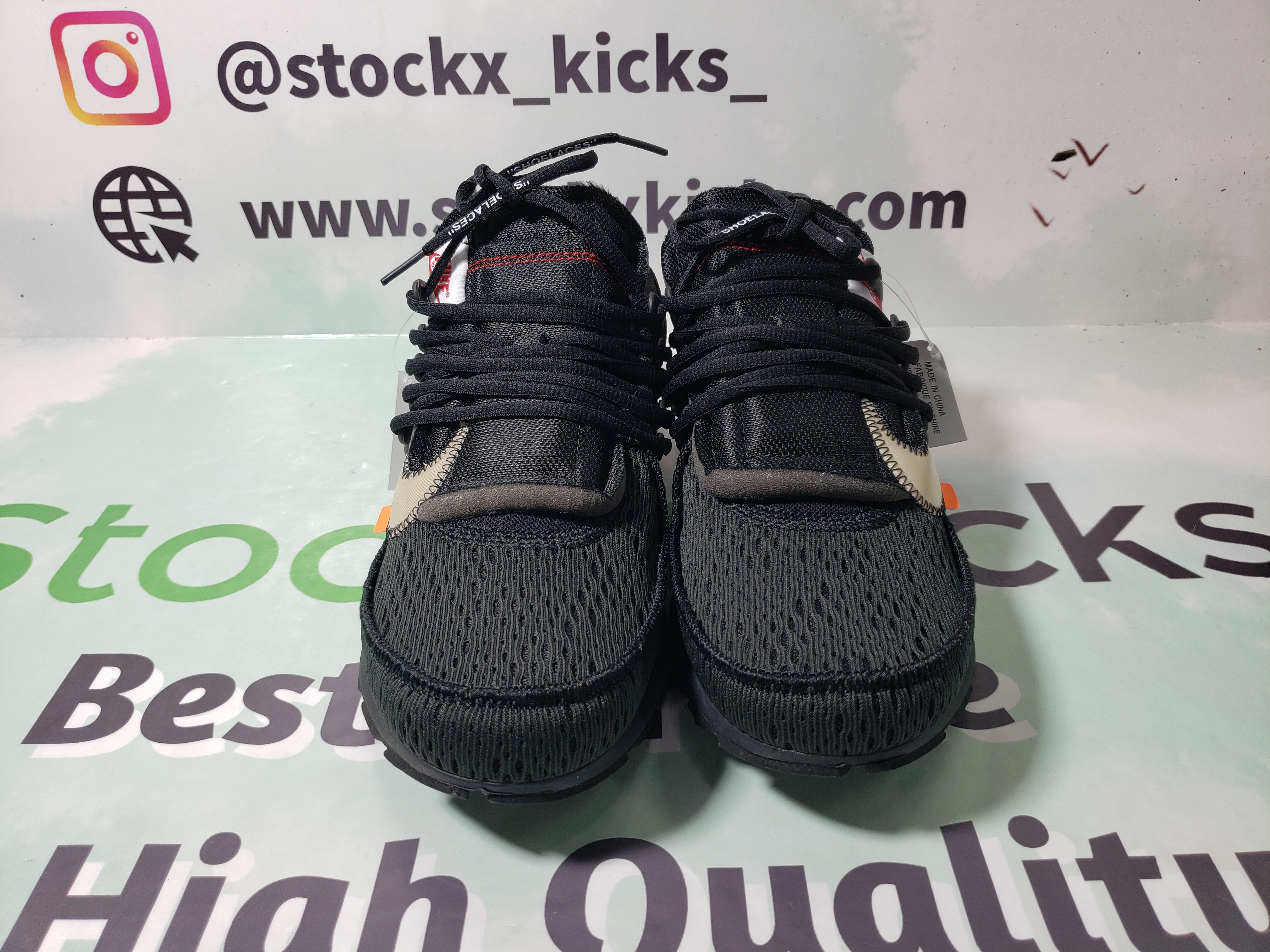 OFF-WHITE x Nike Air Presto Black AA3830-002 review stockxkicks 01