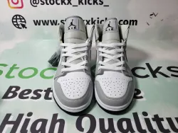LJR Batch Air Jordan 1 Mid Light Smoke Grey (W) BQ6472-015 review stockxkicks 02