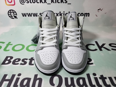 LJR Batch Air Jordan 1 Mid Light Smoke Grey (W) BQ6472-015 review stockxkicks 01