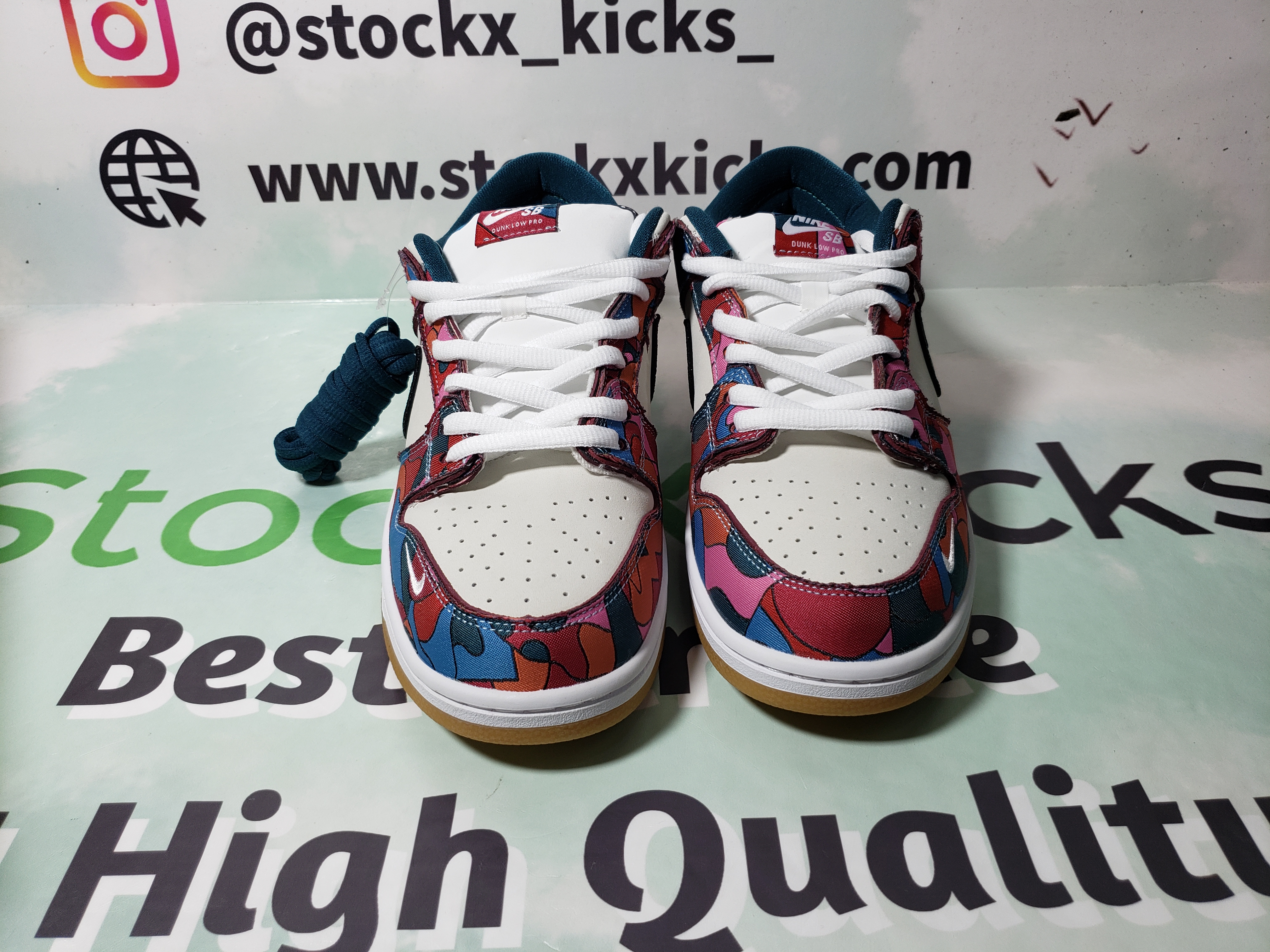 PK God Batch Nike SB Dunk Low Pro Parra Abstract Art (2021) DH7695-600 review stockxkicks 01
