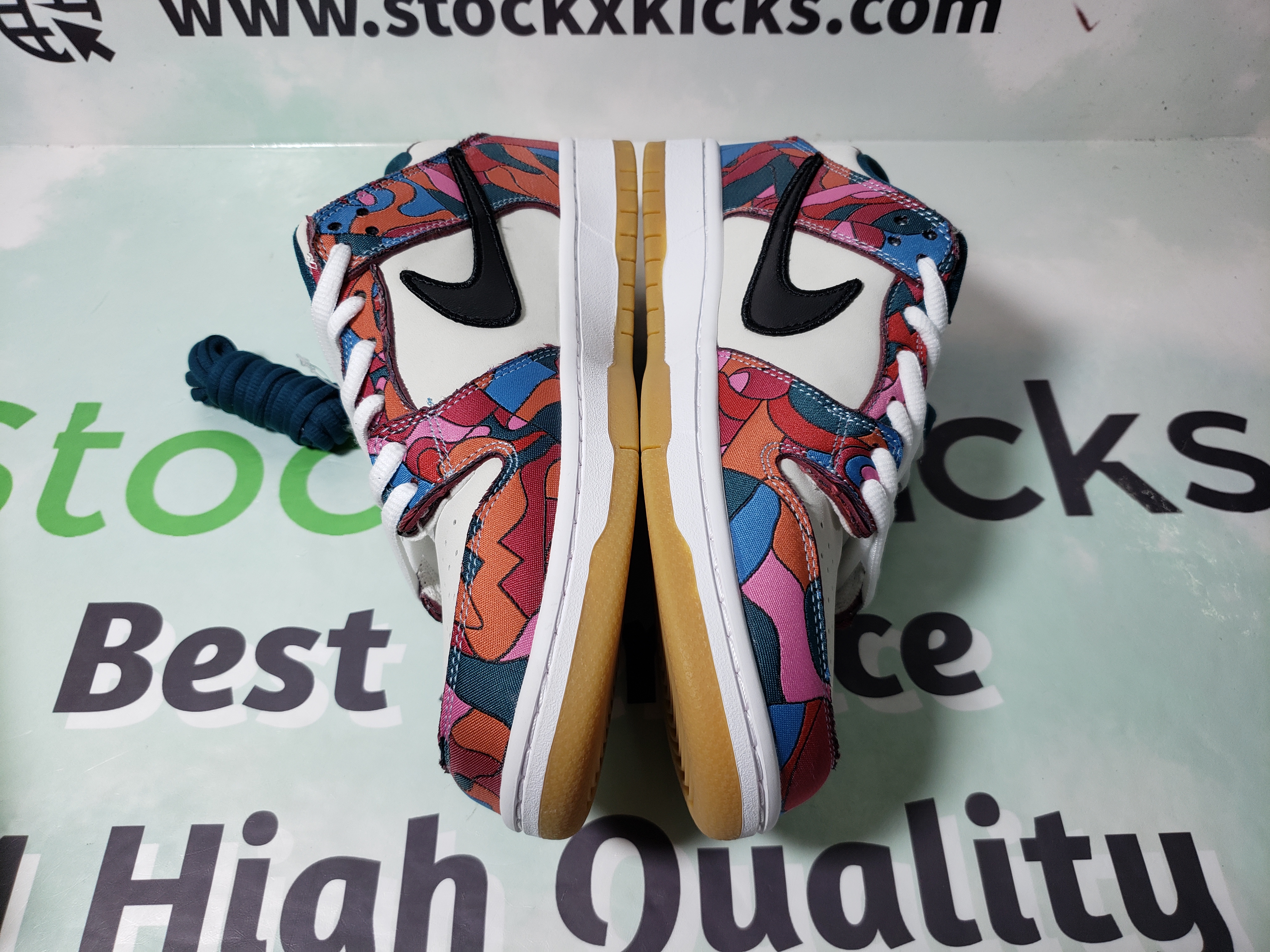 PK God Batch Nike SB Dunk Low Pro Parra Abstract Art (2021) DH7695-600 review stockxkicks 02