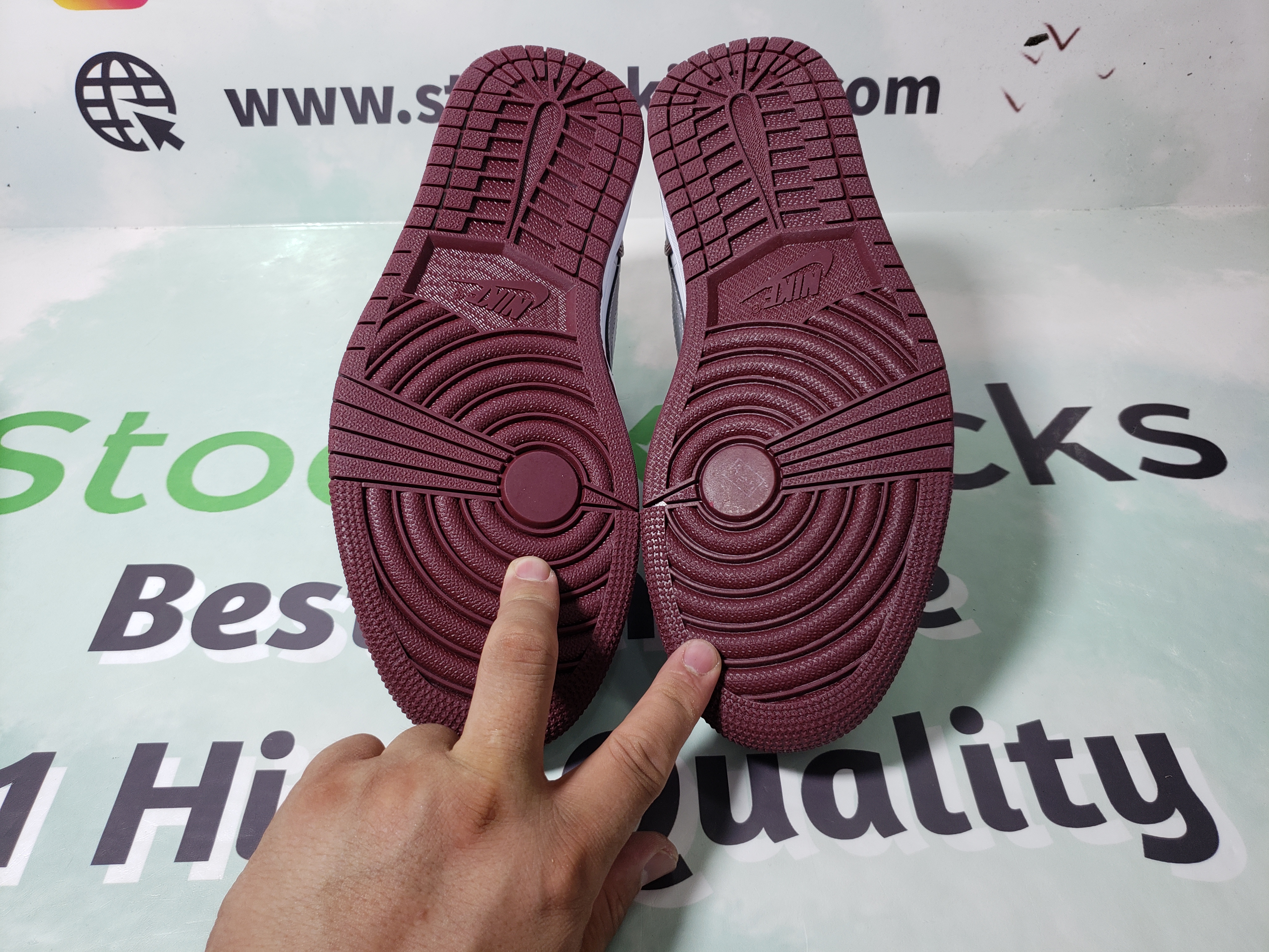 LJR Batch Air Jordan 1 Low White Bordeaux 553558-615 review stockxkicks 04