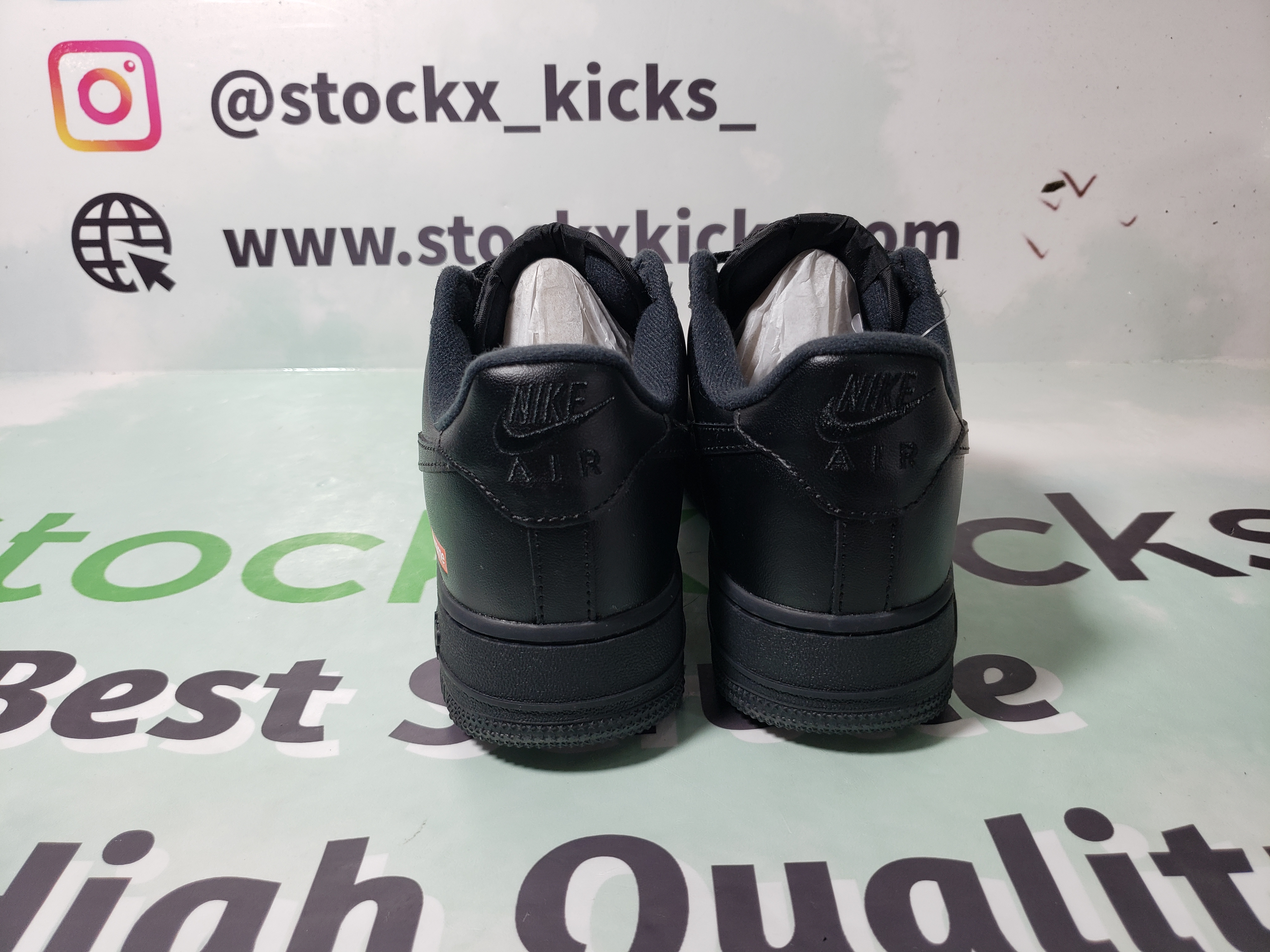 LJR Batch Supreme x Air Force 1 Low Black CU9225-001 review stockxkicks 00