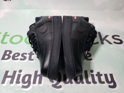 LJR Batch Supreme x Air Force 1 Low Black CU9225-001 review stockxkicks 04