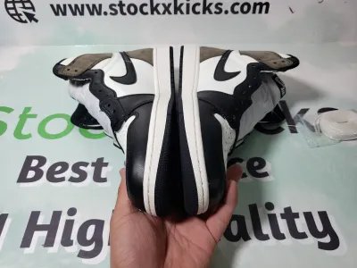 PK God Batch Air Jordan 1 Retro High Dark Mocha 555088-105 review stockxkicks  02