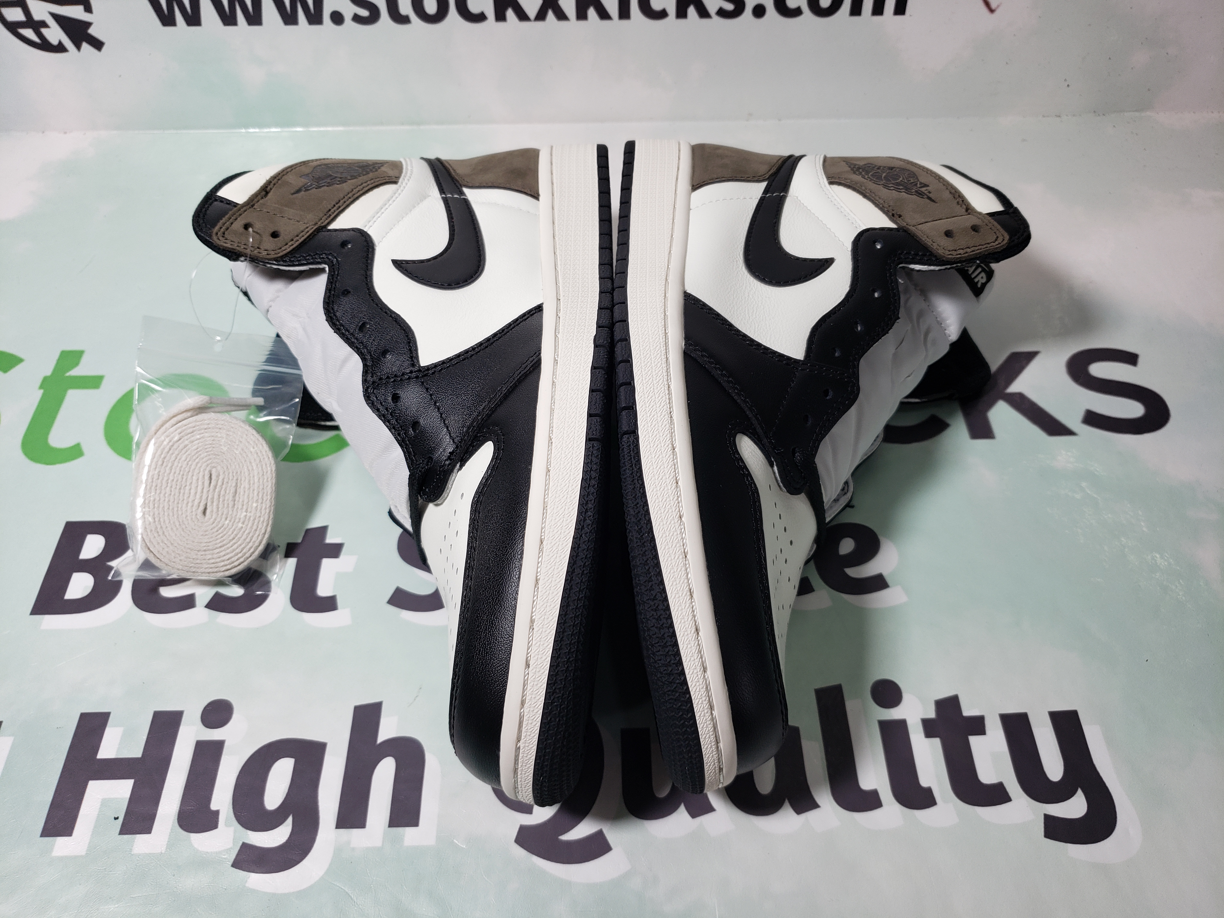 PK God Batch Air Jordan 1 Retro High Dark Mocha 555088-105 review stockxkicks 03