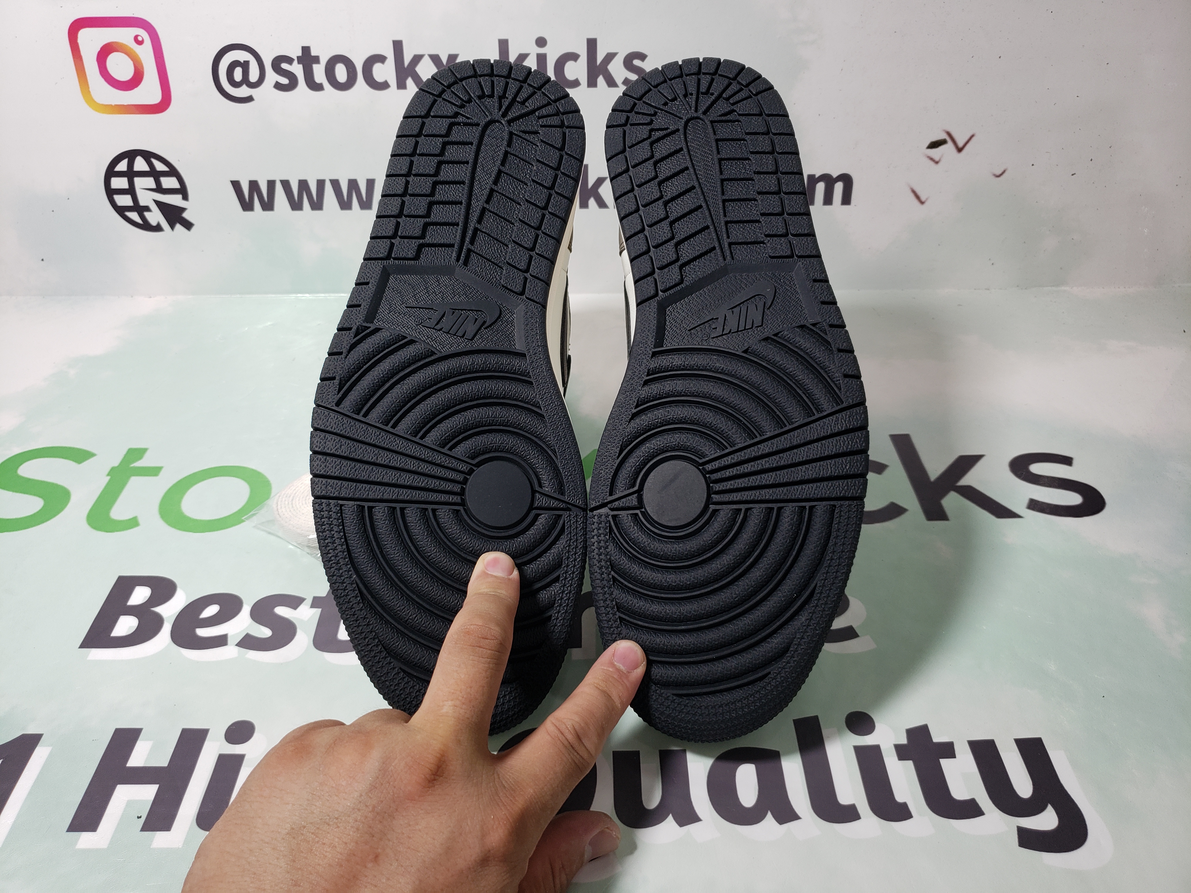 PK God Batch Air Jordan 1 Retro High Dark Mocha 555088-105 review stockxkicks 04