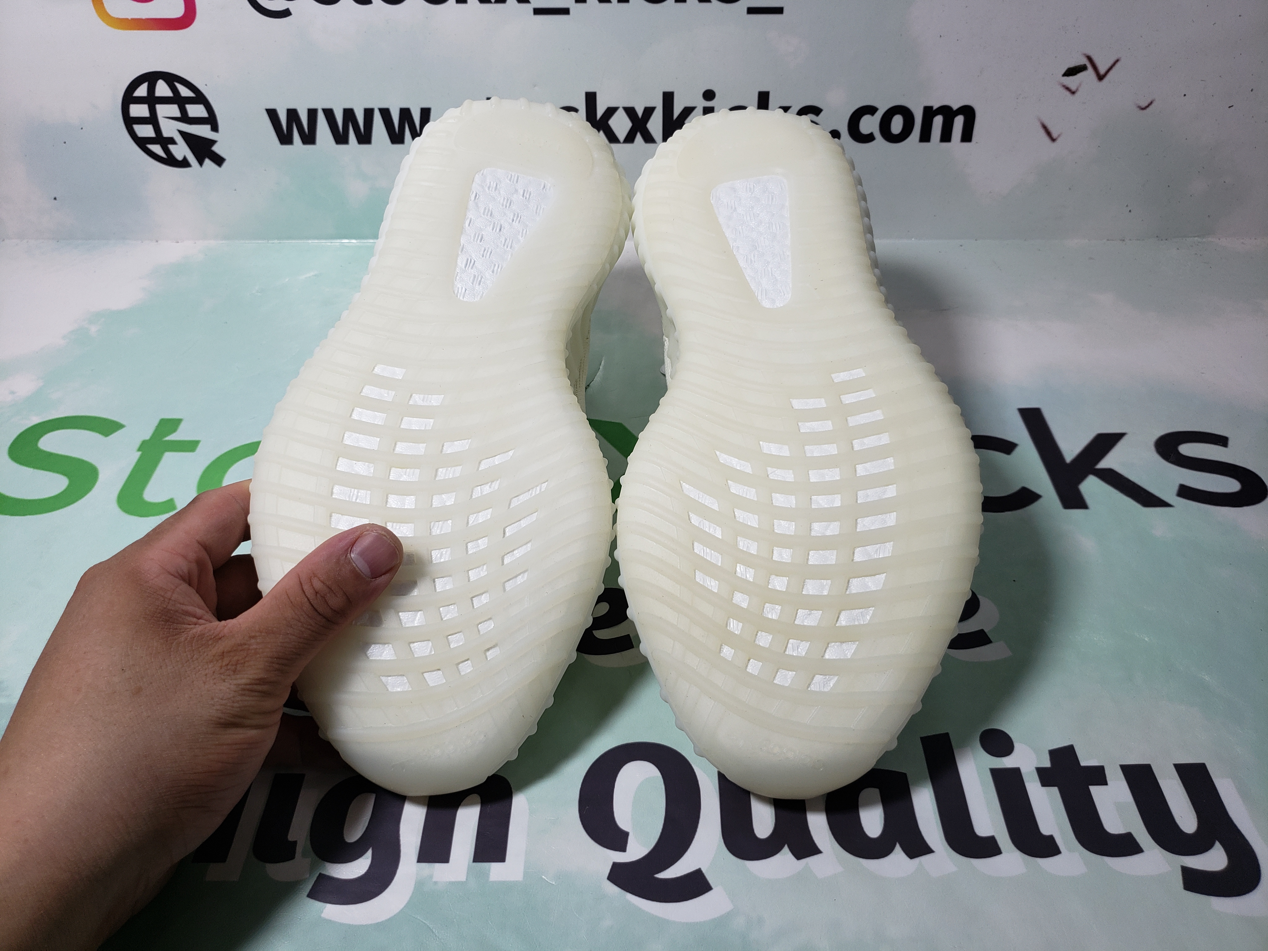 LJR Batch adidas Yeezy Boost 350 V2 Bone HQ6316 review stockxkicks 04