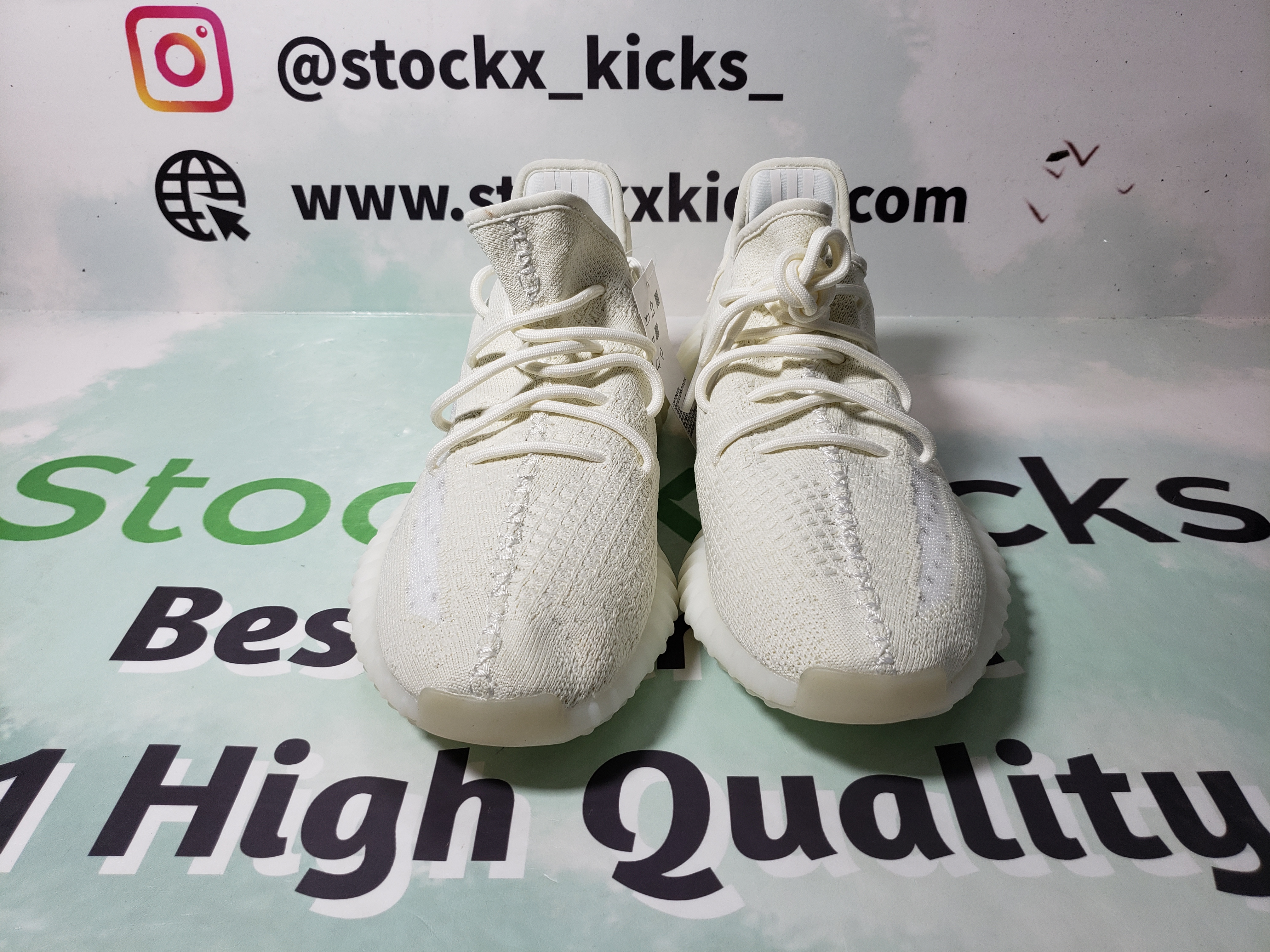 LJR Batch adidas Yeezy Boost 350 V2 Bone HQ6316 review stockxkicks 01