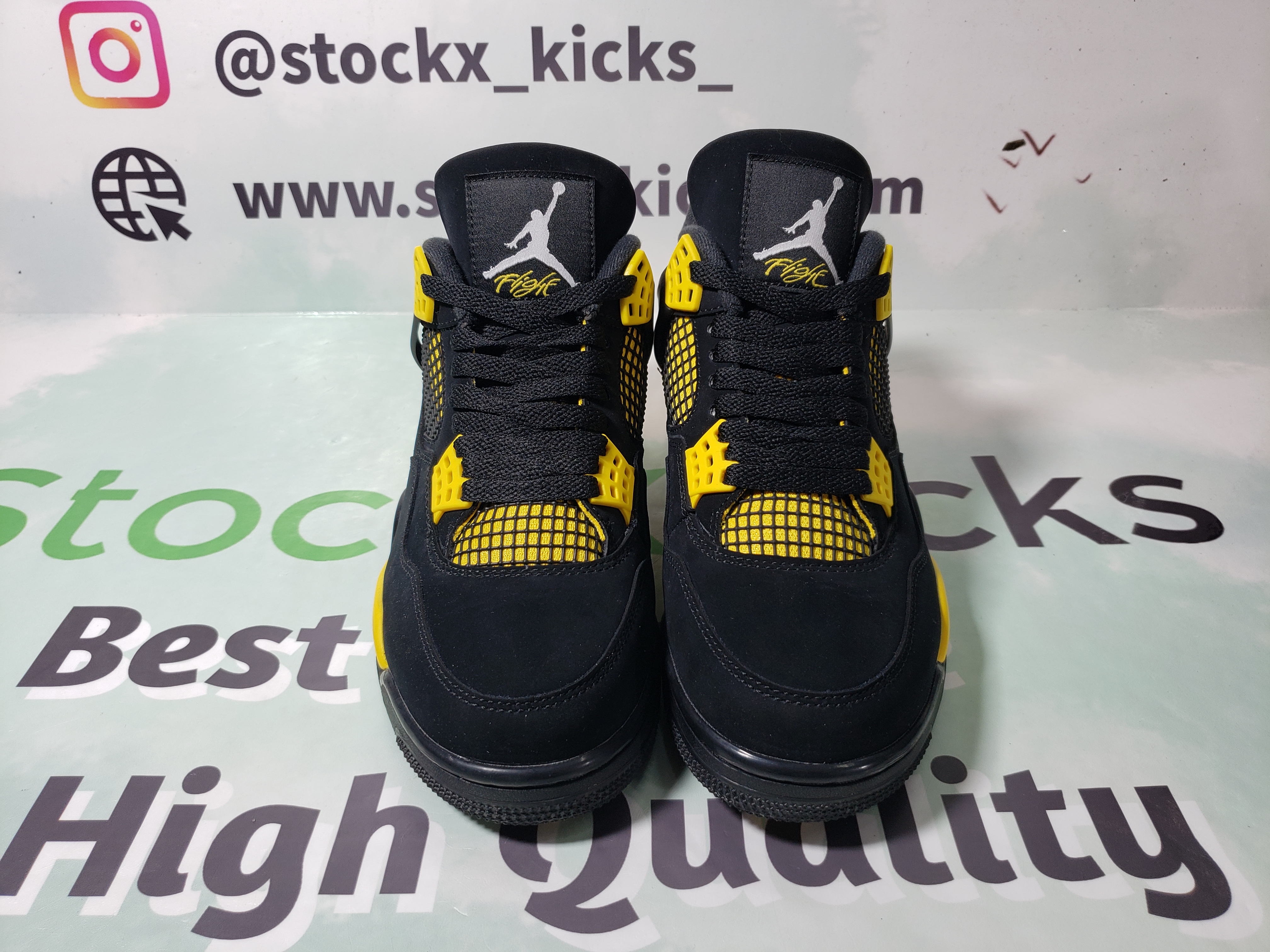 PK God Batch Air Jordan 4 Retro Thunder DH6927-017 review stockxkicks 01