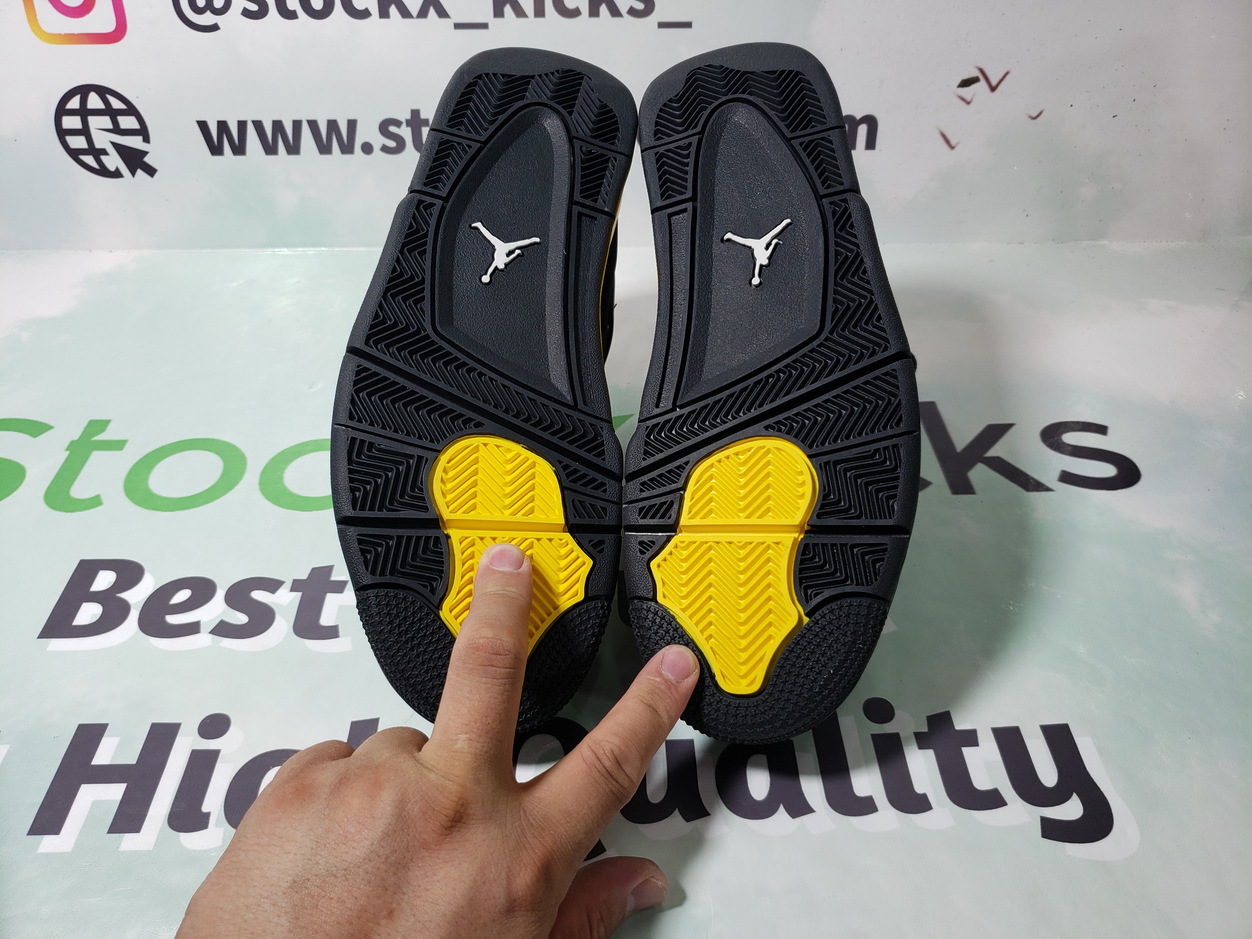 PK God Batch Air Jordan 4 Retro Thunder DH6927-017 review stockxkicks 04