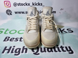 PK God Batch Air Jordan 4 Retro Off-White Sail (W) CV9388-100（This item is women's size, please refer to EUR size when purchasing） review stockxkicks 02
