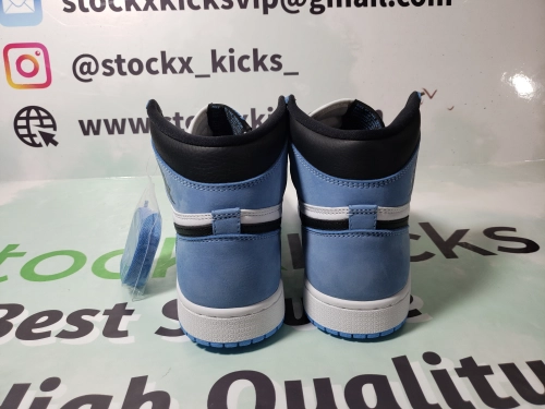 PK God Batch Air Jordan 1 Retro High White University Blue Black 555088-134 review 