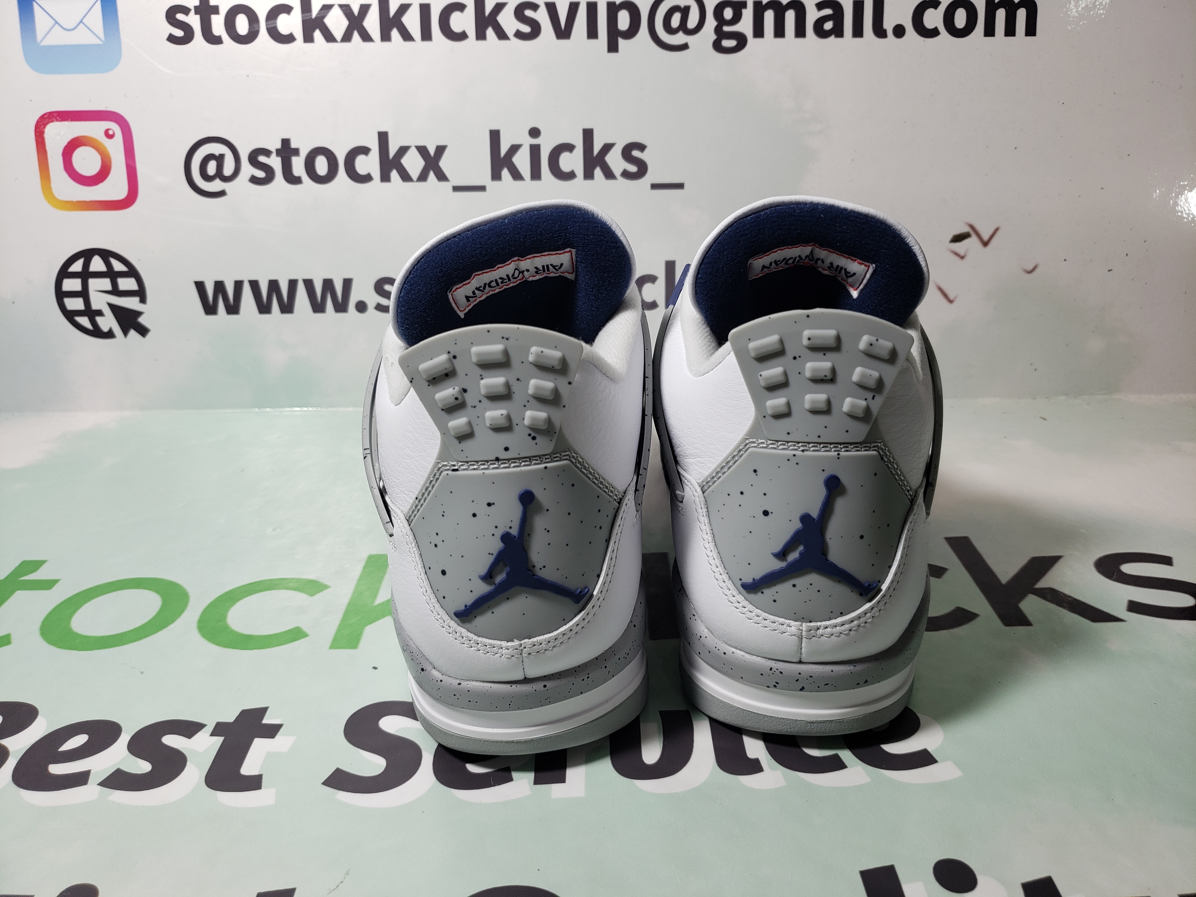 PK God Batch  Air Jordan 4 Retro White Midnight Navy DH6927-140 review stockxkicks 00