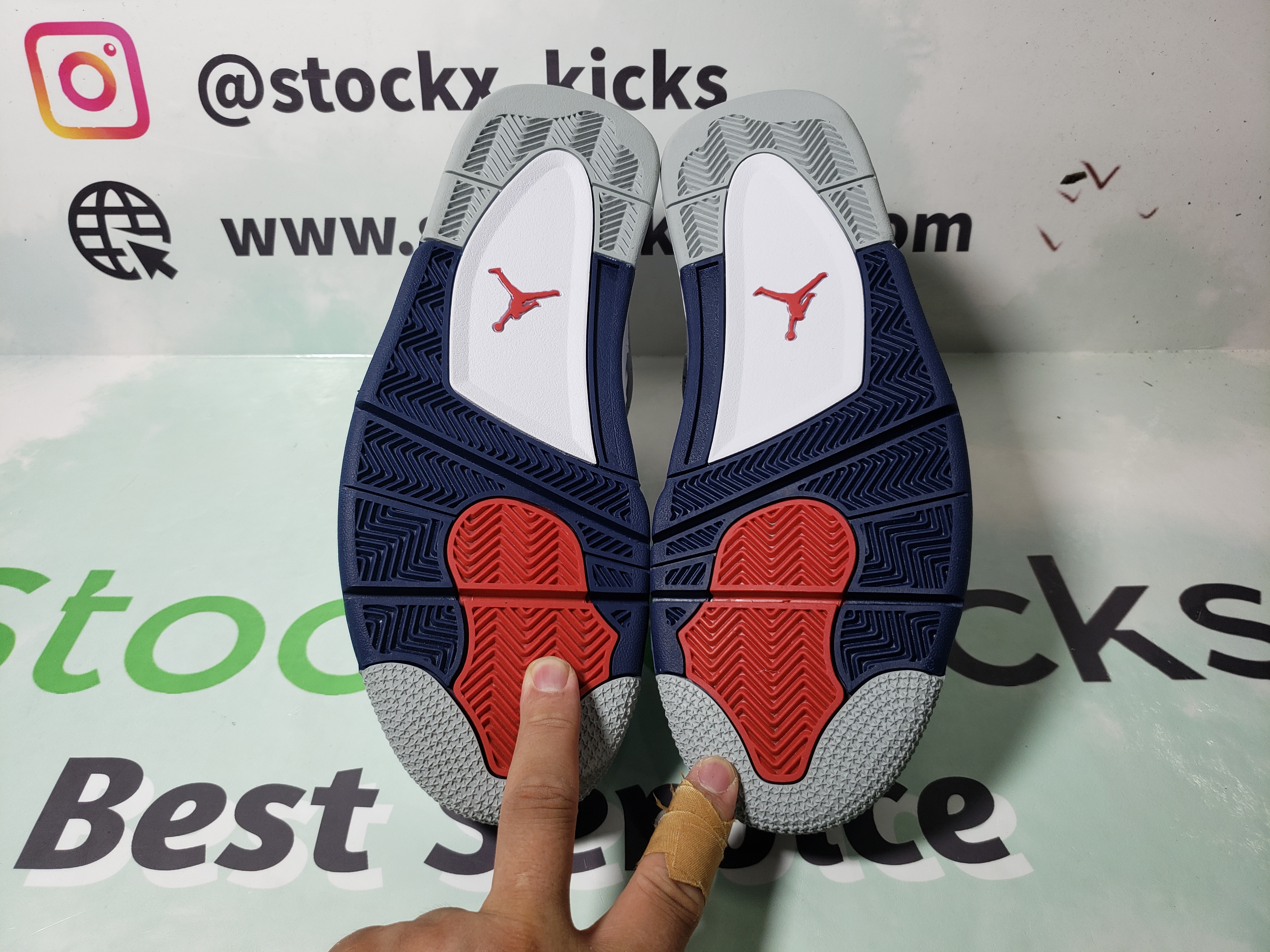 PK God Batch  Air Jordan 4 Retro White Midnight Navy DH6927-140 review stockxkicks 04