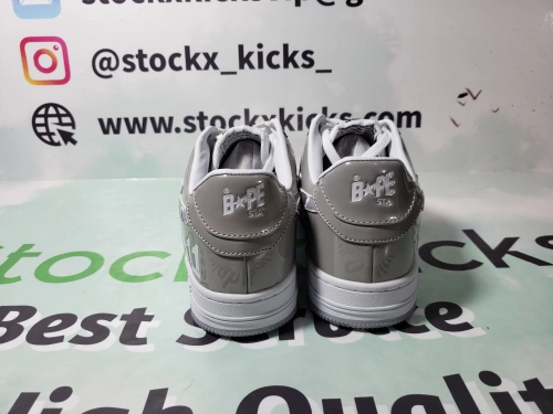 A Bathing Ape Bape Sta Low Silver 1H73 191 921 review 