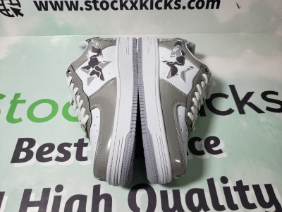 A Bathing Ape Bape Sta Low Silver 1H73 191 921 review stockxkicks 03