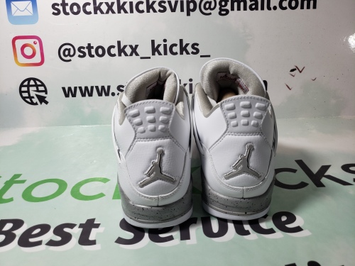 PK God Batch Air Jordan 4 White Oreo CT8527-100 review 