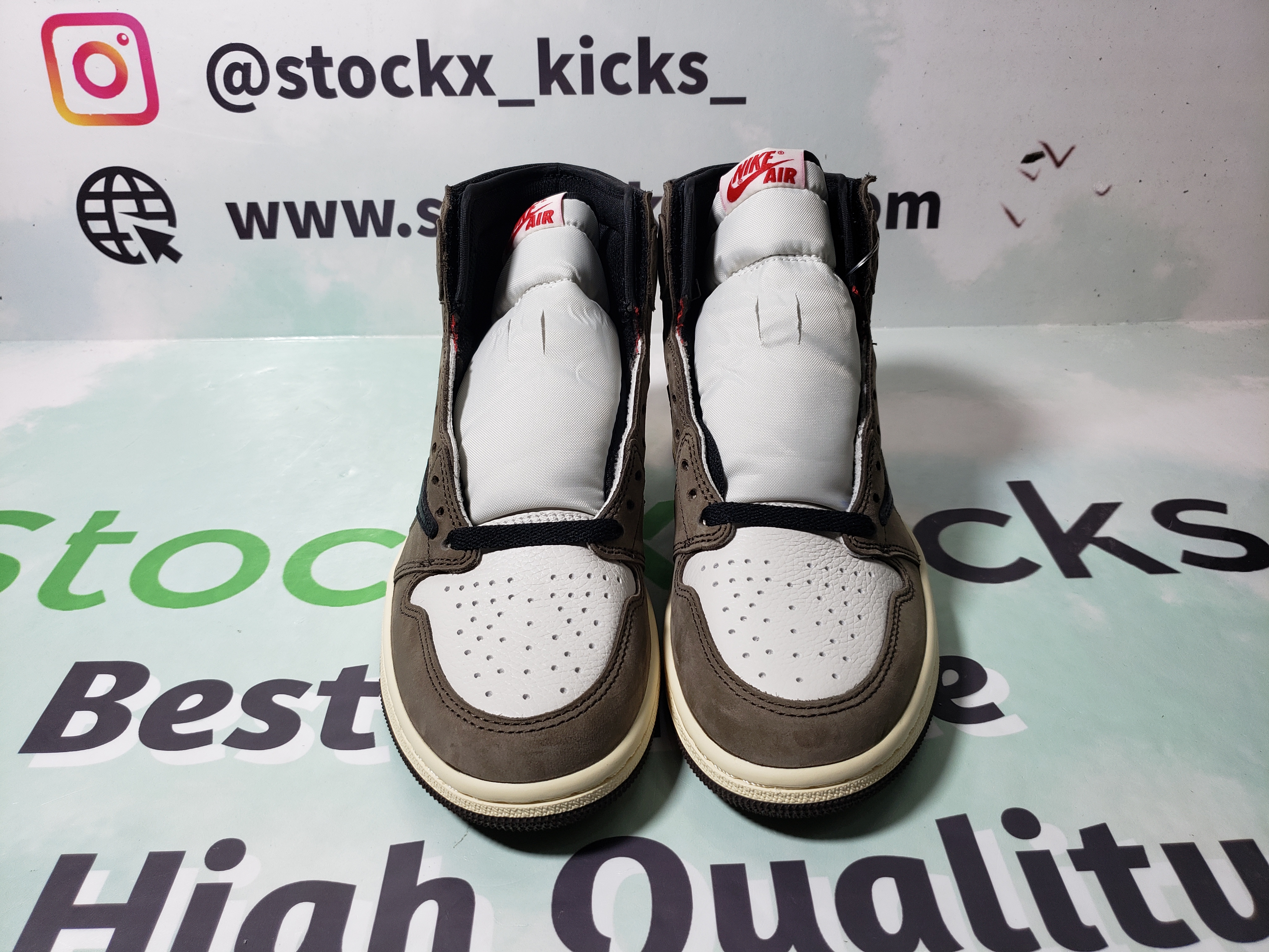 PK God Batch Travis Scott x Air Jordan 1 High OG TS SP CD4487-100 review stockxkicks 01